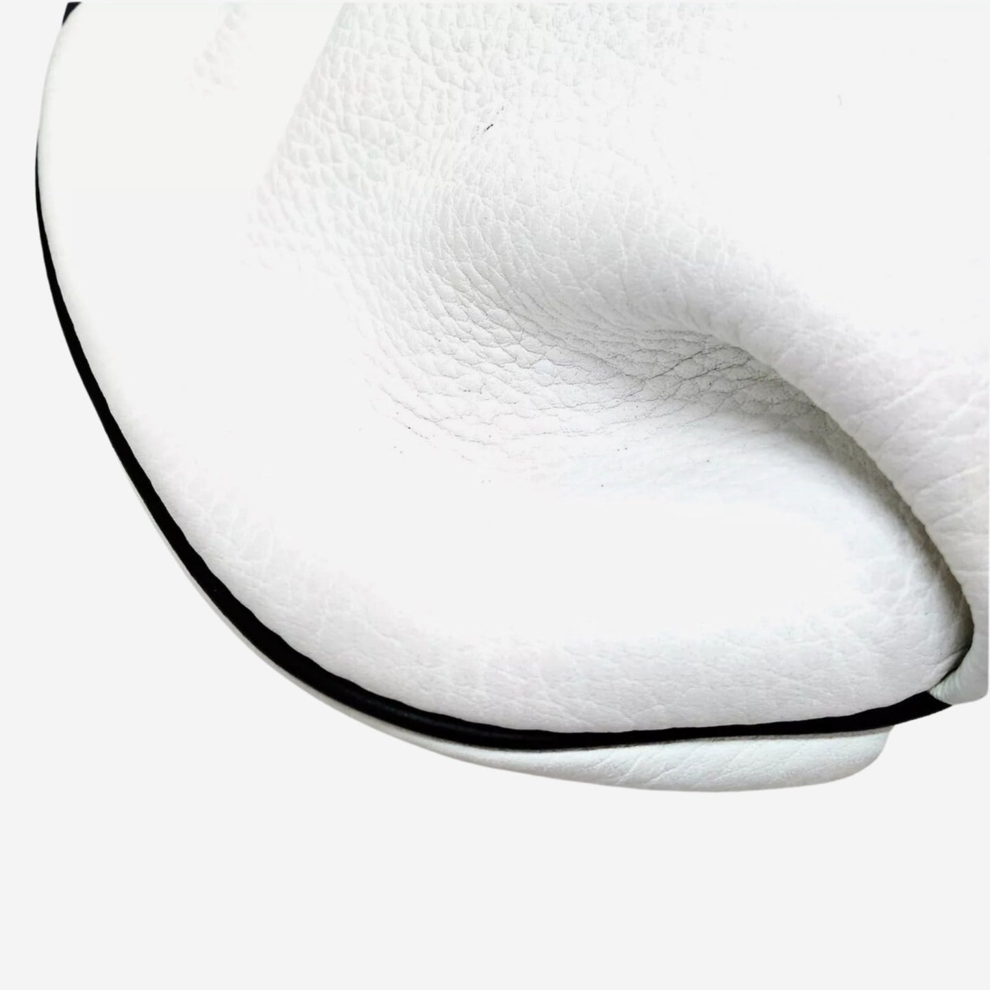 Hermes White and Black Rodeo II Bag