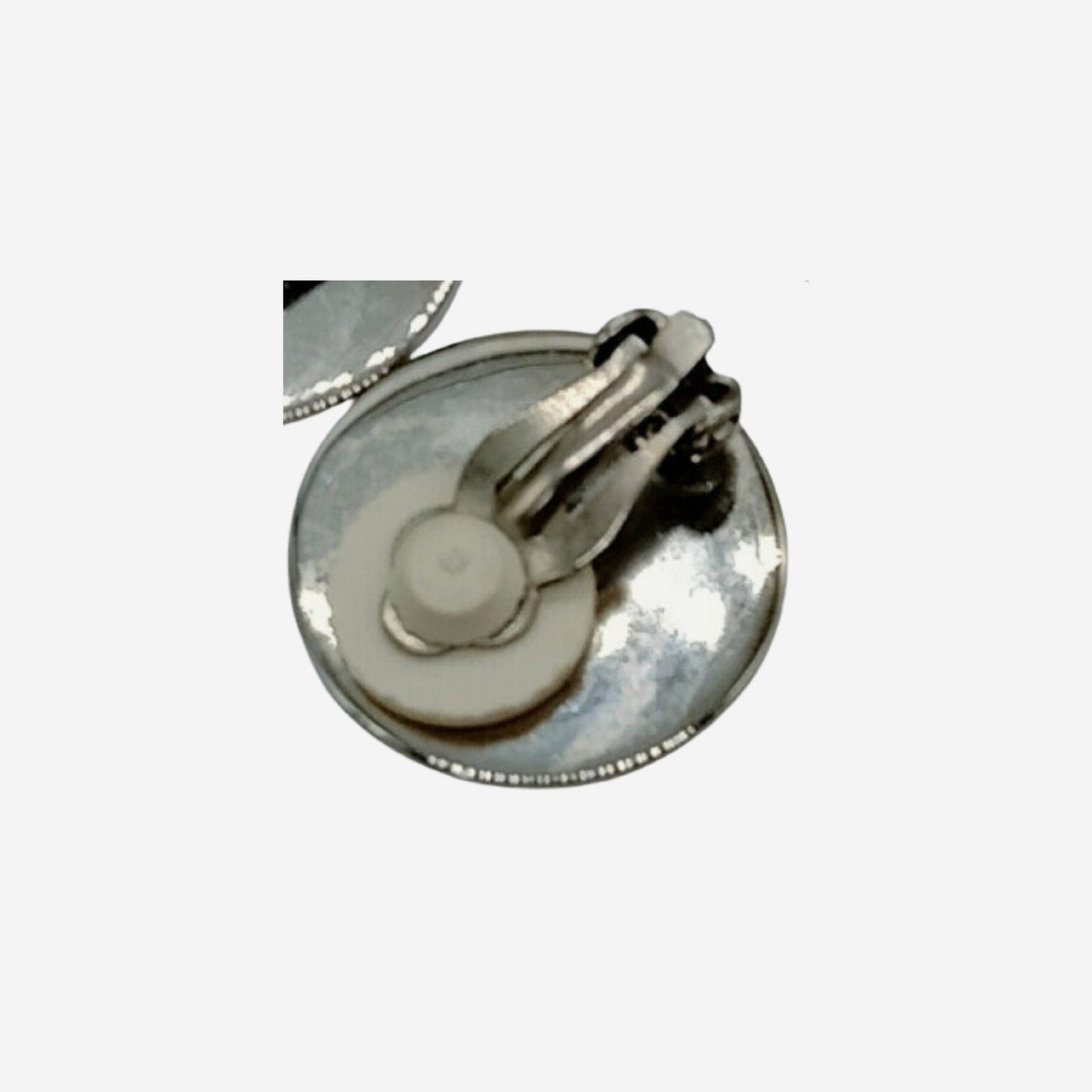 Hermes Clou de Selle Silver Clip-on Earrings