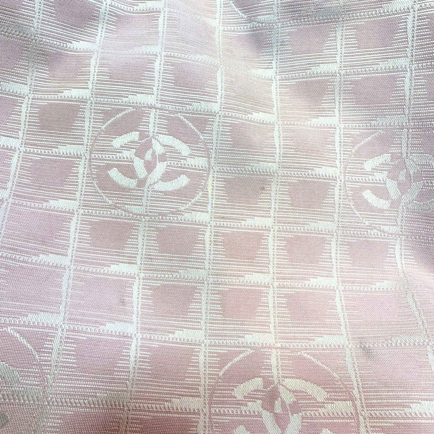 Chanel Pink Nylon Travel Line Tote Bag