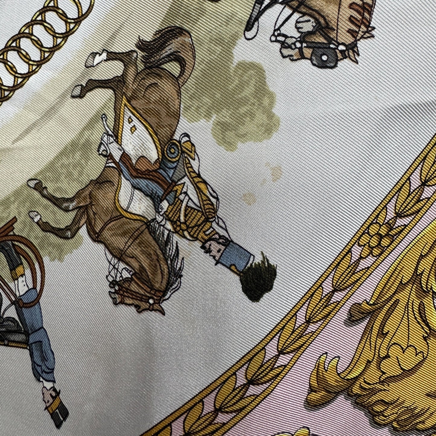 Hermes La Promenade de Longchamps Silk Scarf, Carre 90