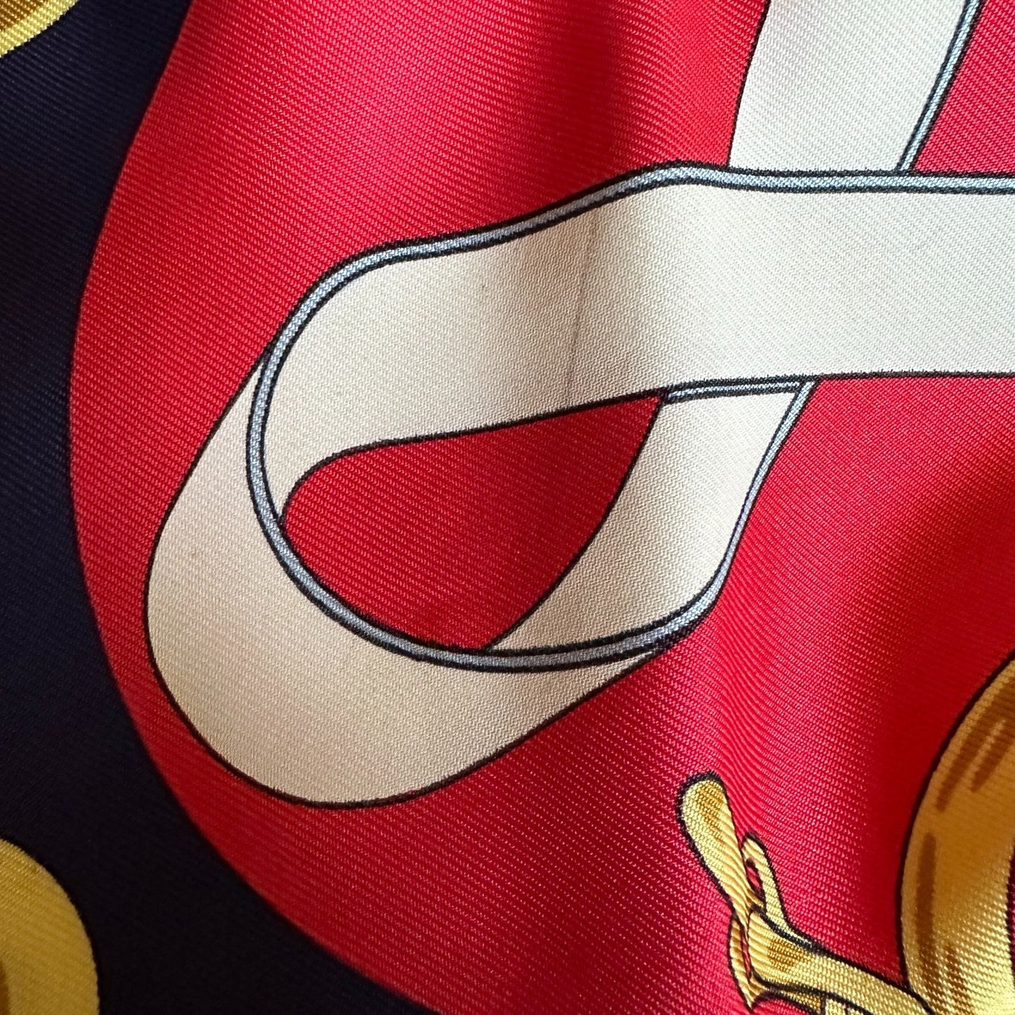 Hermes Eperon d'Or Silk Scarf, Carre 90