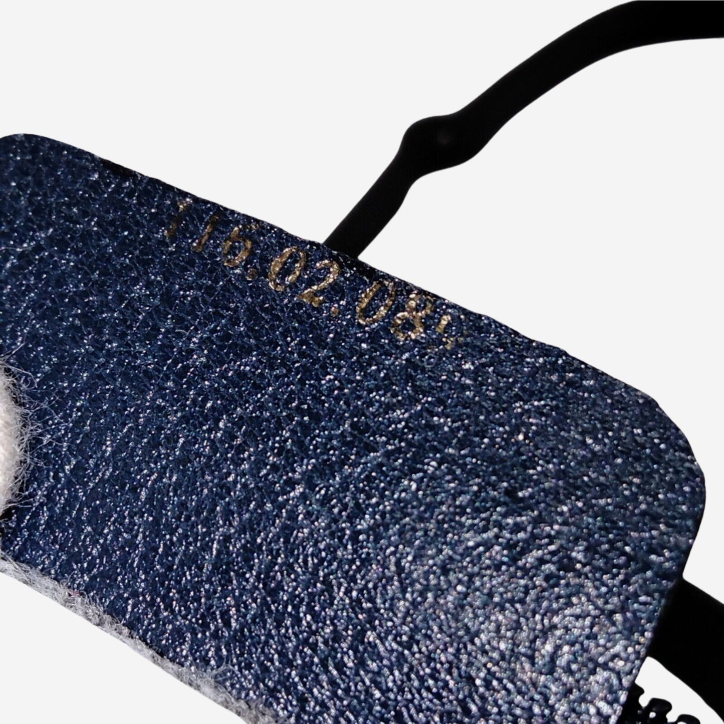 Gucci Navy Monogram Sherry Line Crossbody Bag