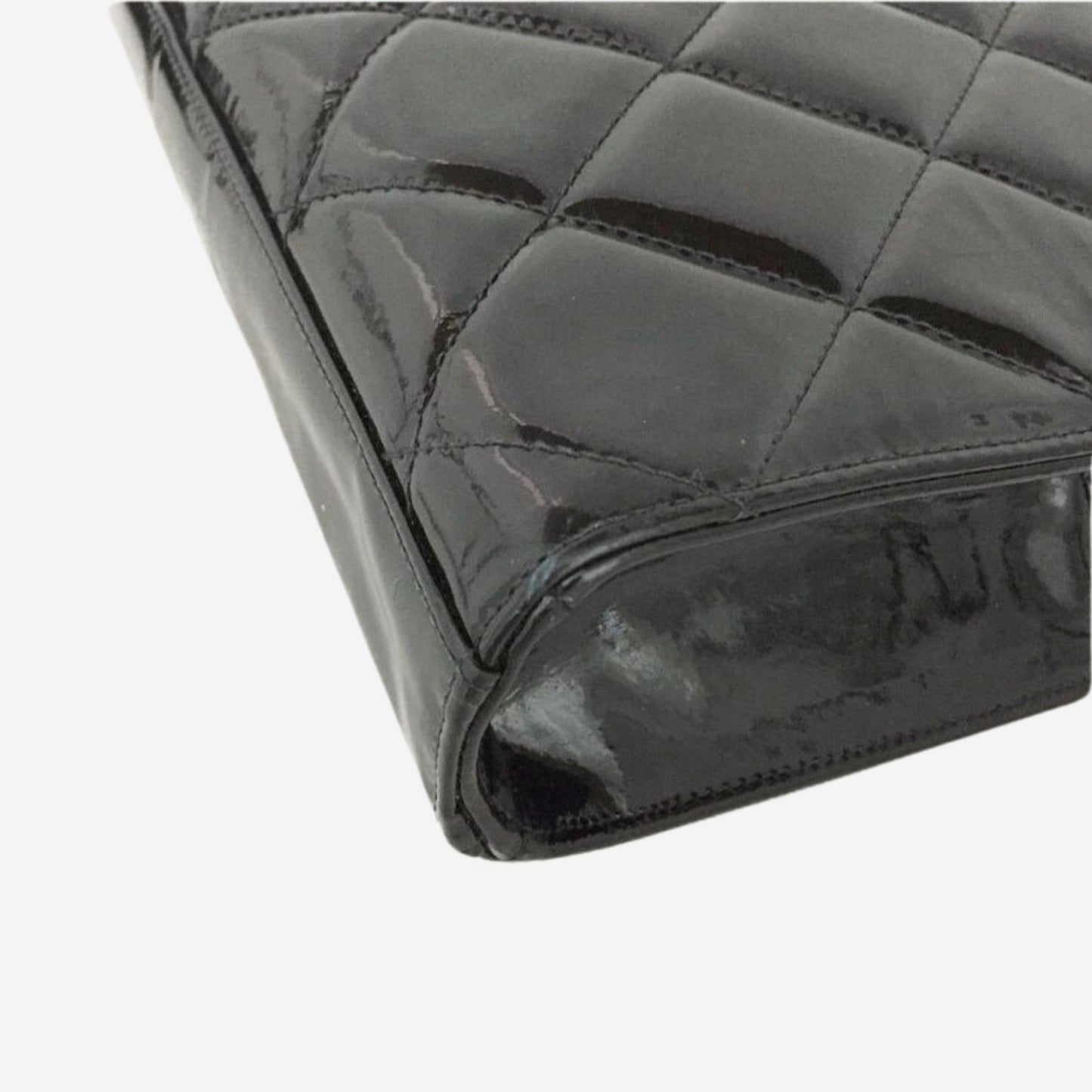 Chanel Patent Leather Brief Case