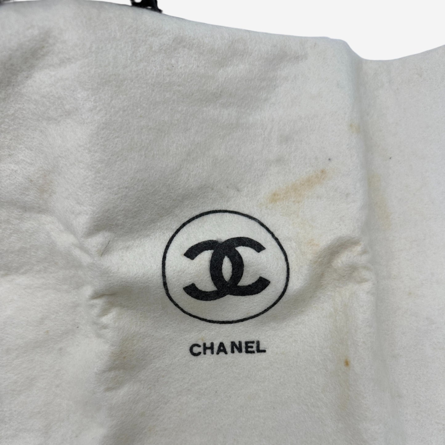 Chanel Black Lambskin Full Flap Shoulder Bag