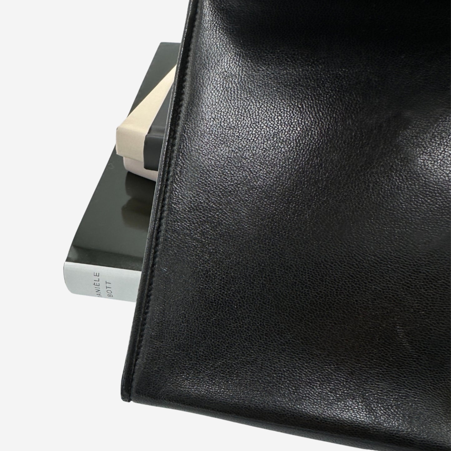 Chanel Black Lambskin Full Flap Shoulder Bag