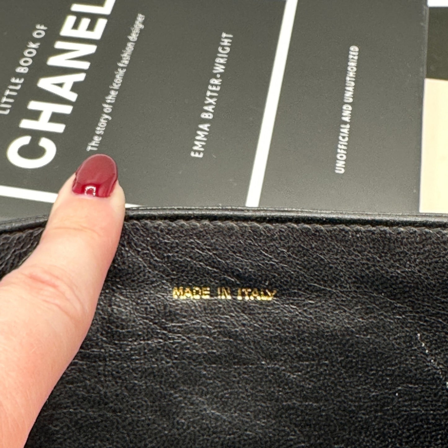 Chanel Black Lambskin Full Flap Shoulder Bag