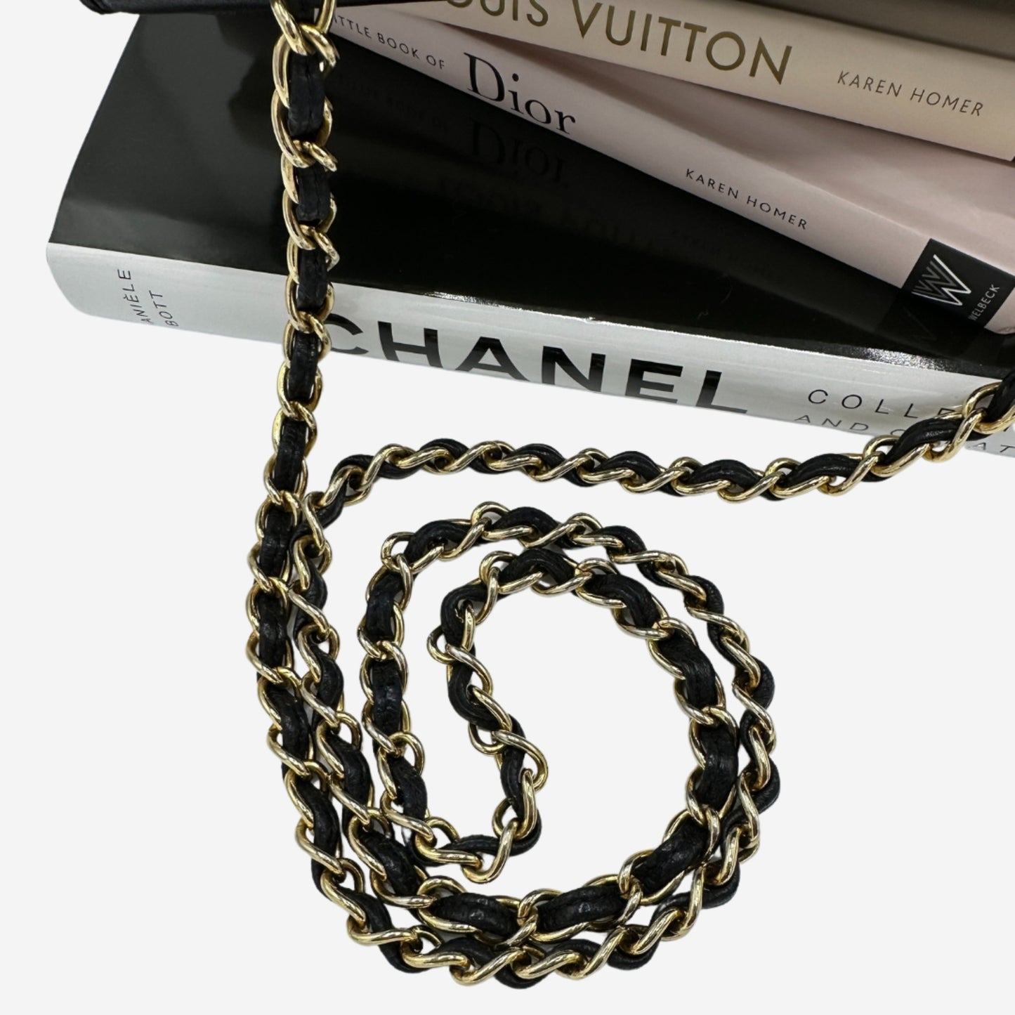 Chanel Black Lambskin Full Flap Shoulder Bag