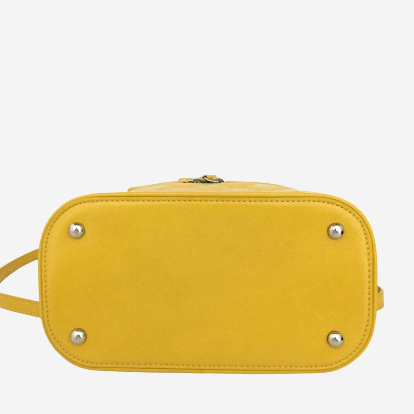 Chanel Yellow Leather and PVC Mini Backpack