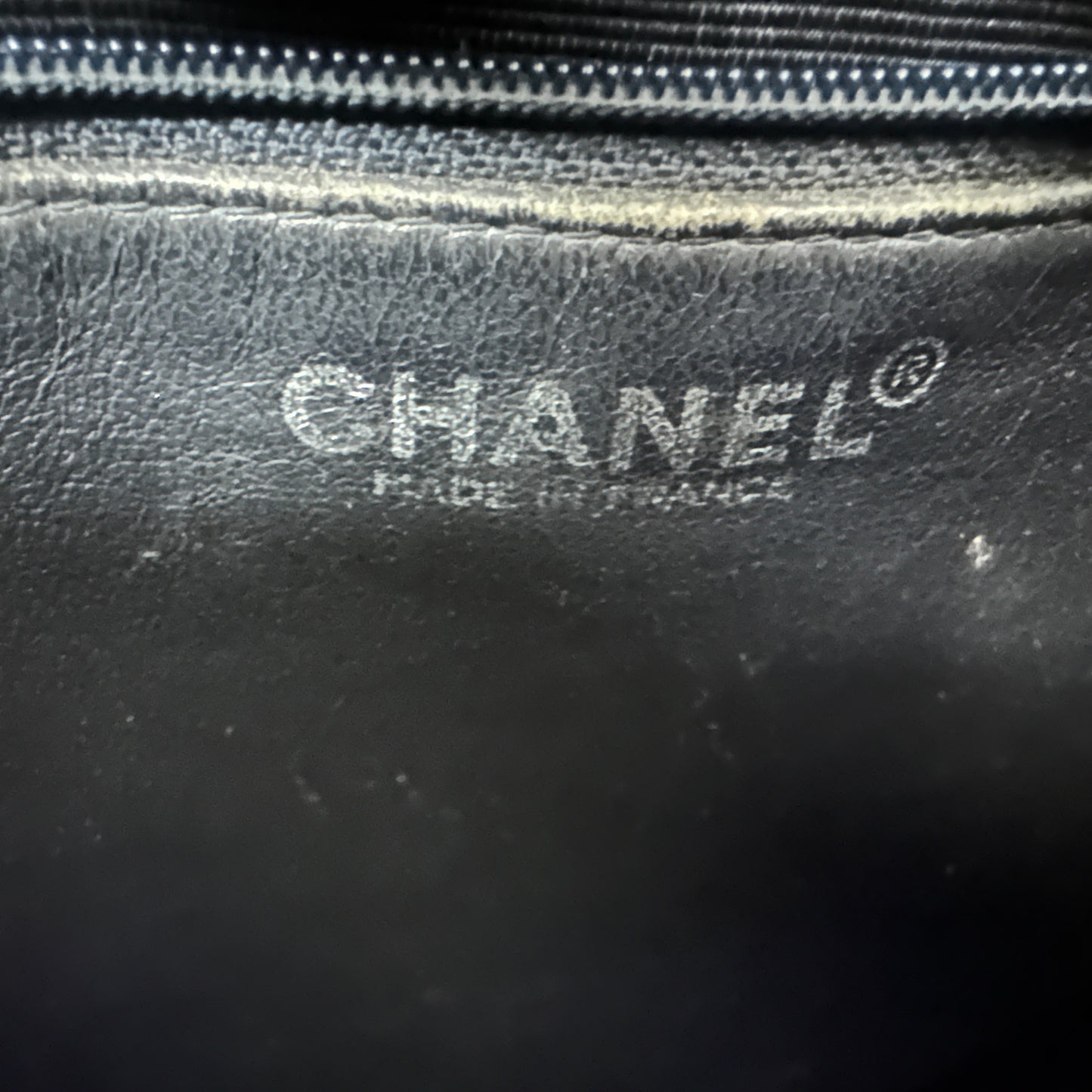 Chanel Medallion Tote Quilted Caviar Dark Navy With Silver Hardware