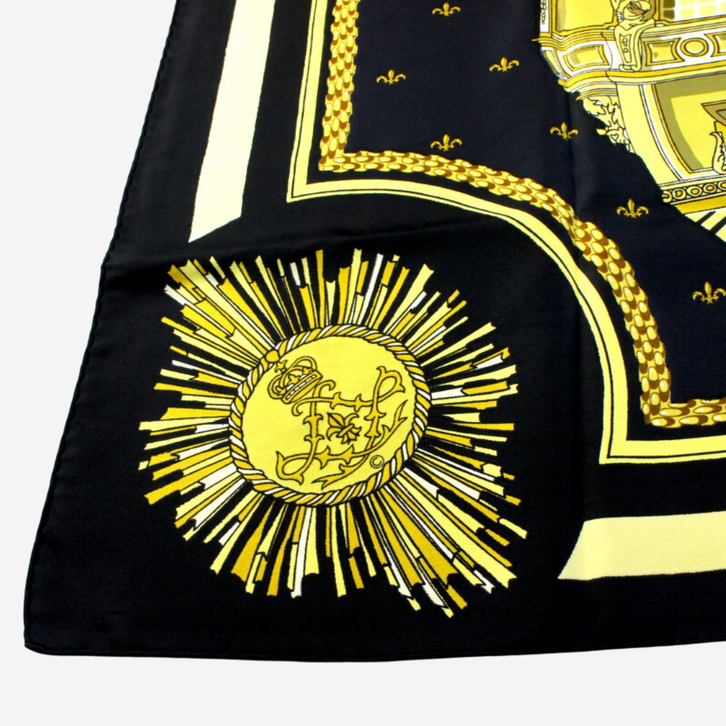 Hermes Le Soleil Royal Silk Scarf, Carre 90