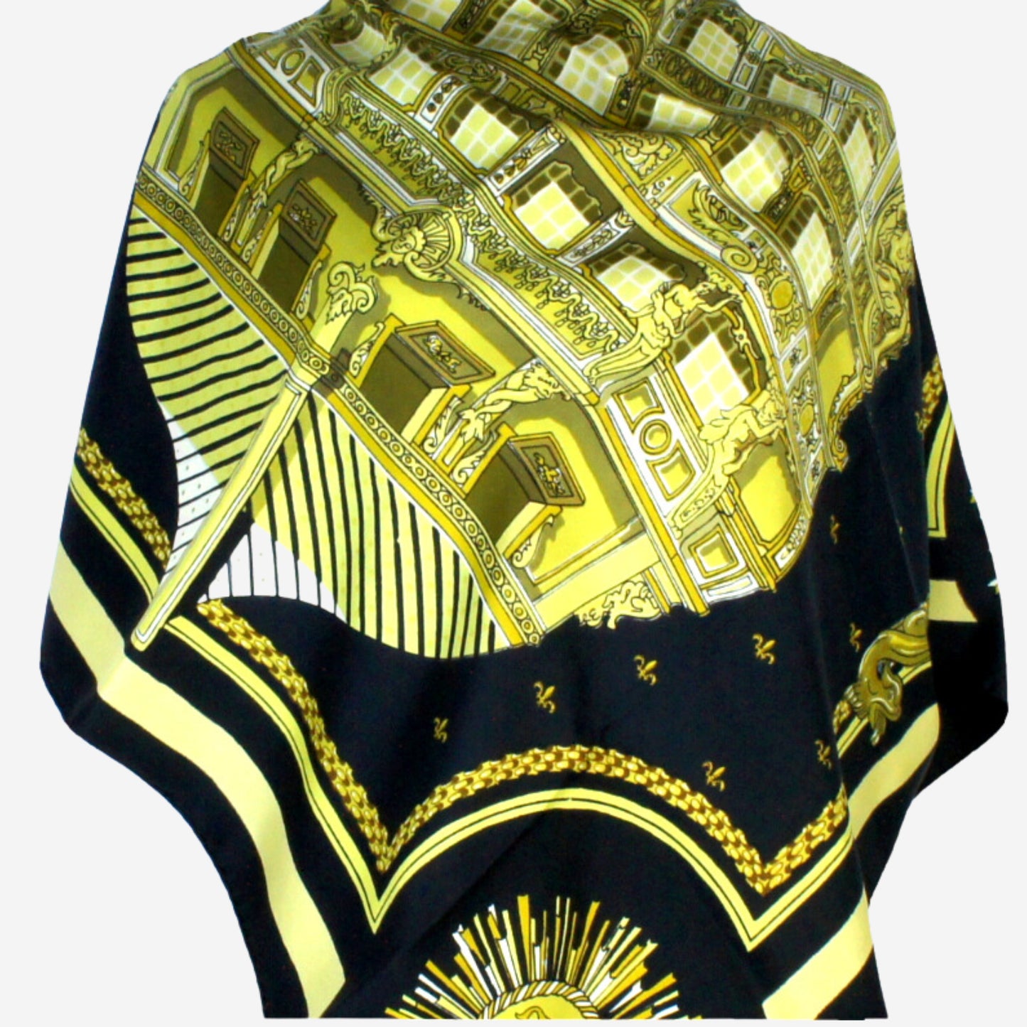 Hermes Le Soleil Royal Silk Scarf, Carre 90