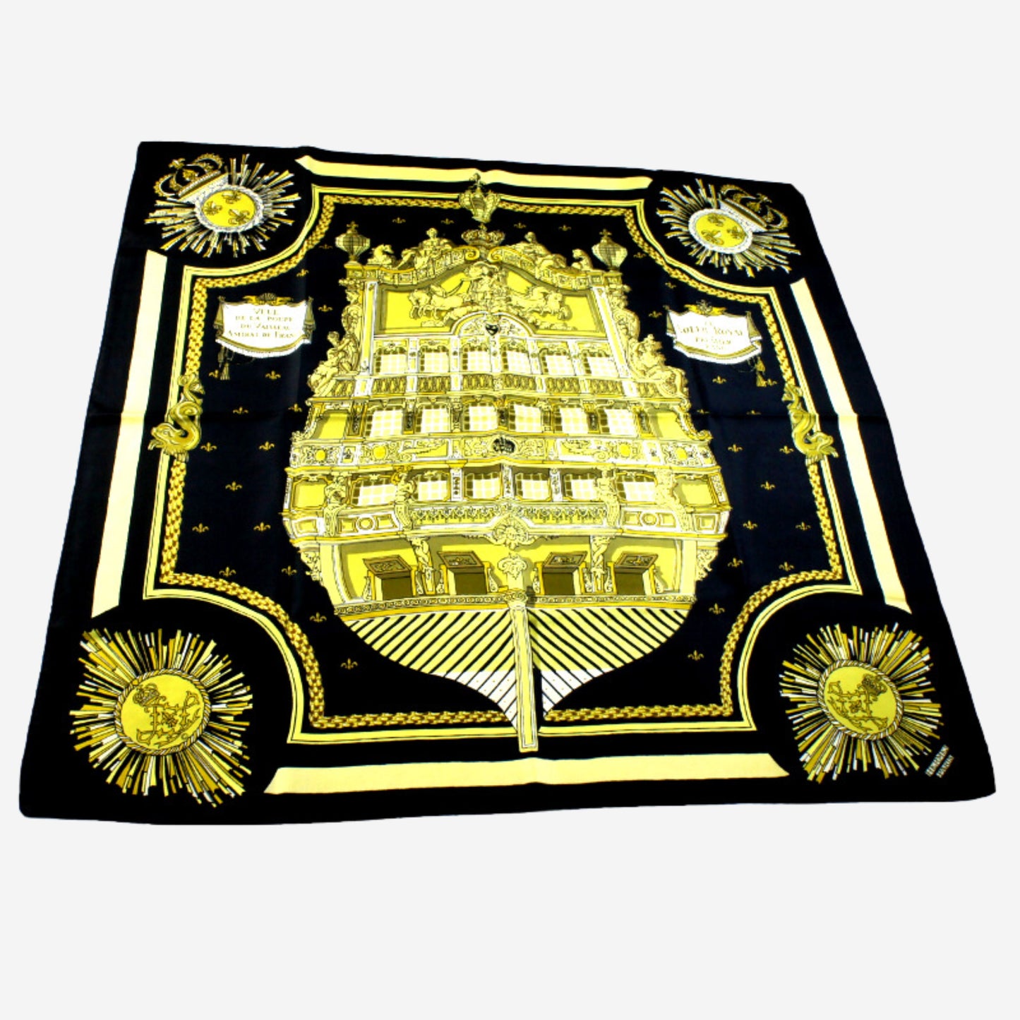 Hermes Le Soleil Royal Silk Scarf, Carre 90