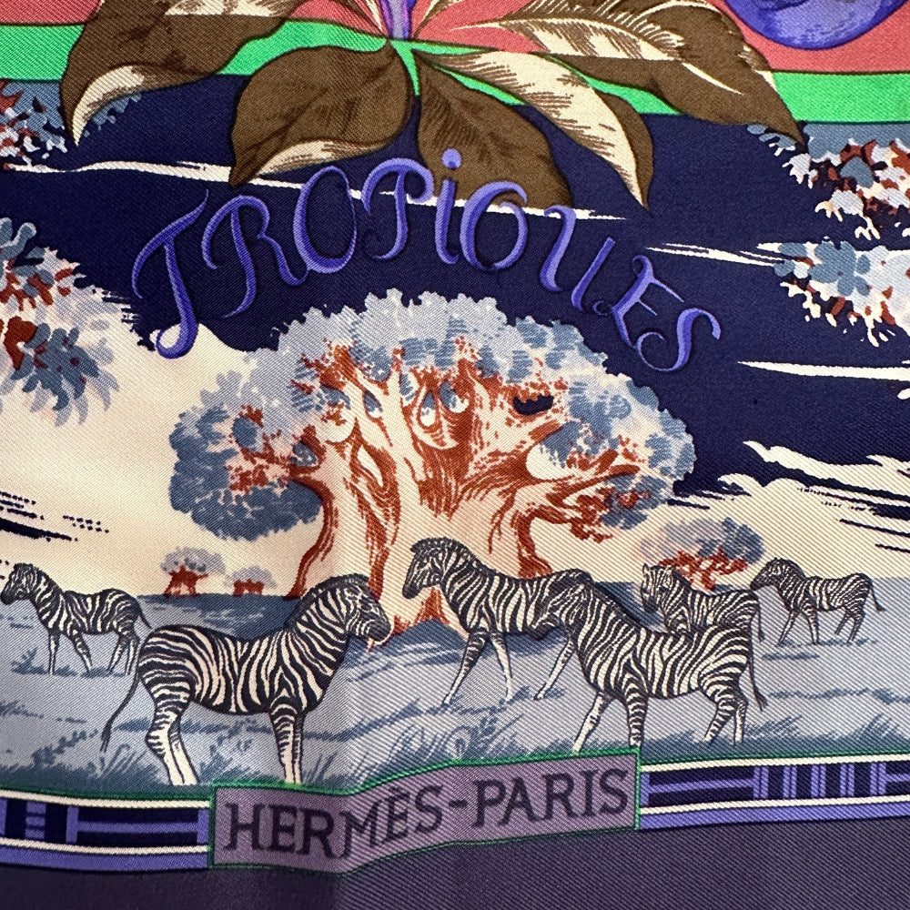 Hermes Tropiques Silk Scarf, Carre 90