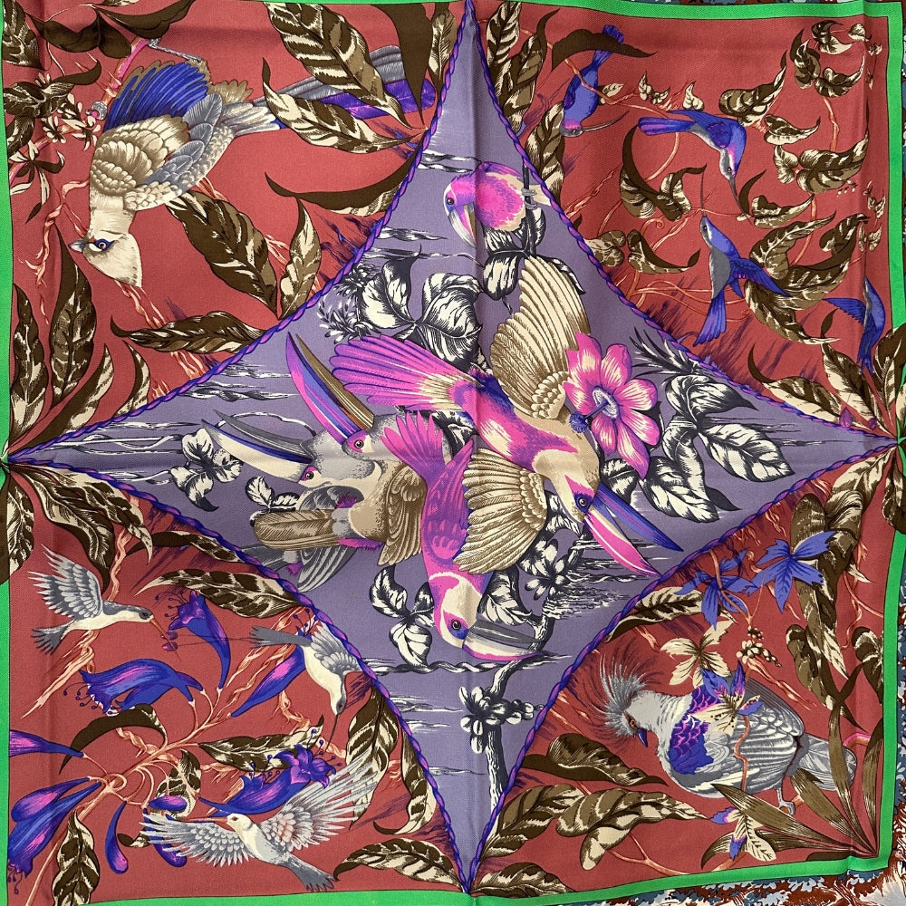 Hermes Tropiques Silk Scarf, Carre 90