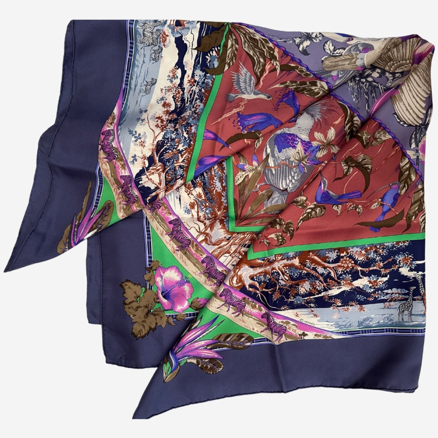 Hermes Tropiques Silk Scarf, Carre 90