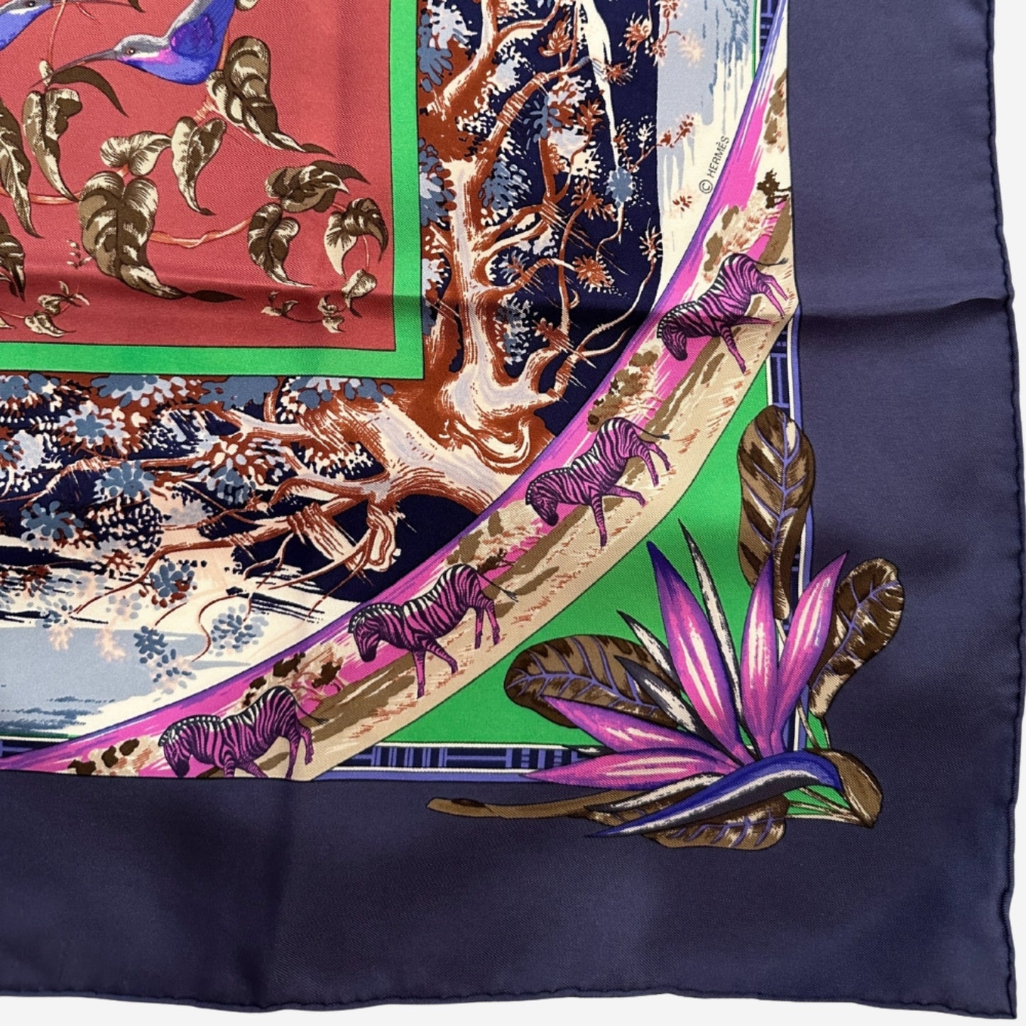 Hermes Tropiques Silk Scarf, Carre 90