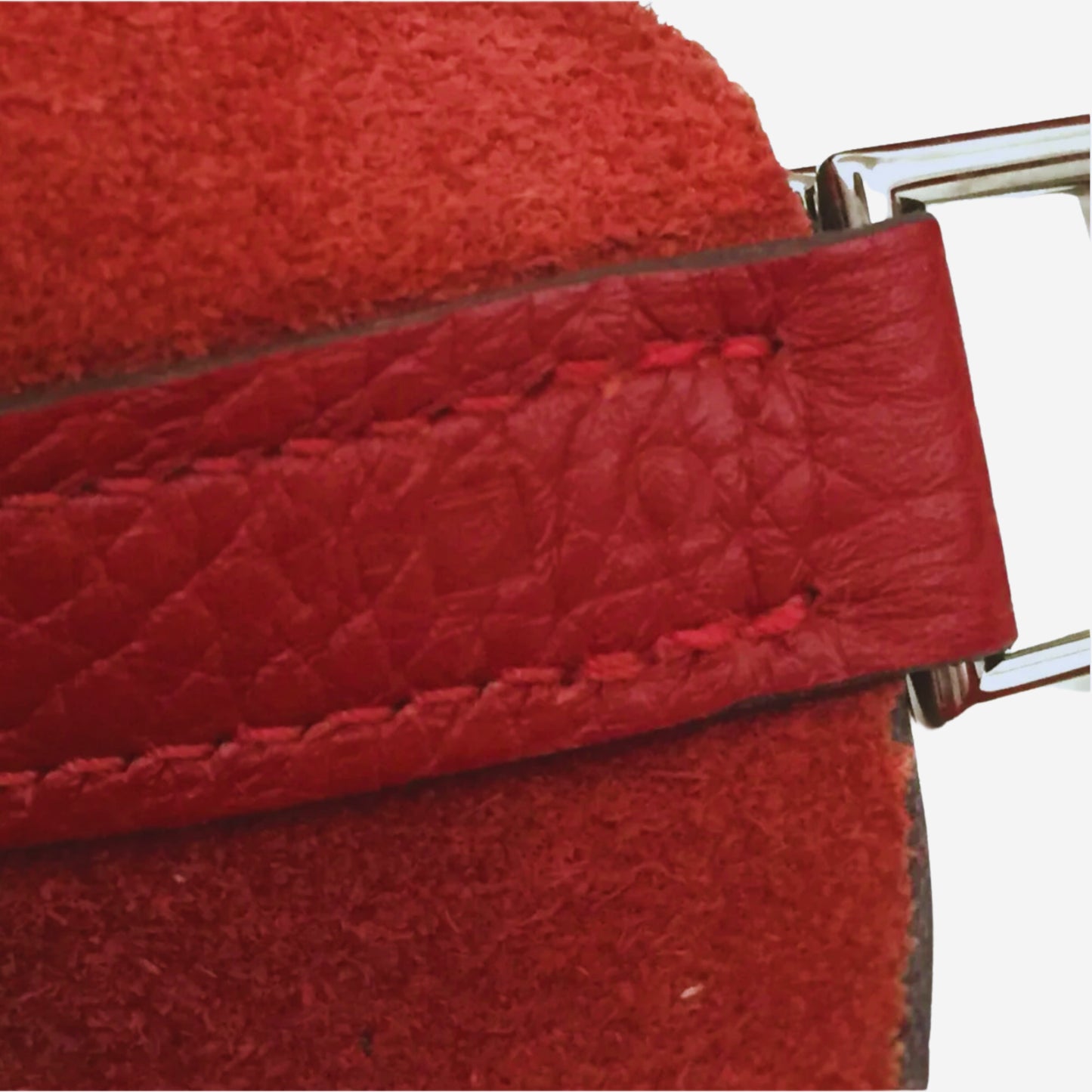 Hermes Red Picotin Lock 18
