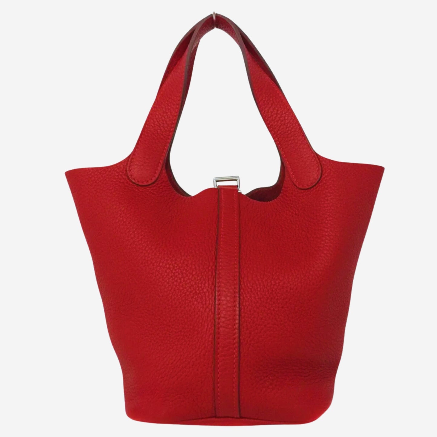 Hermes Red Picotin Lock 18