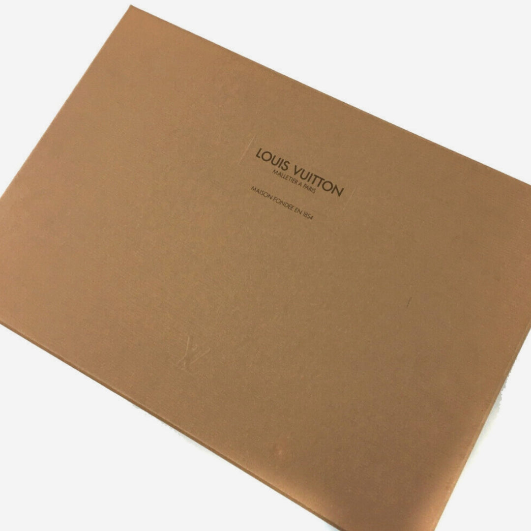 Louis Vuitton Camel Classic Monogram Silk/Wool Blend Scarf Shawl