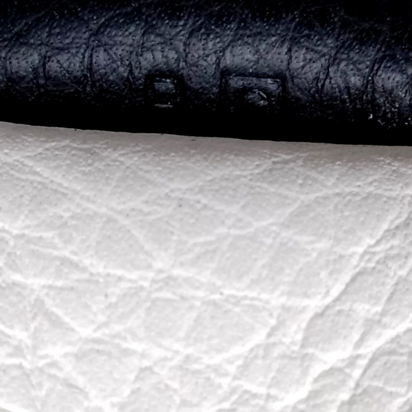 Hermes White and Black Rodeo II Bag