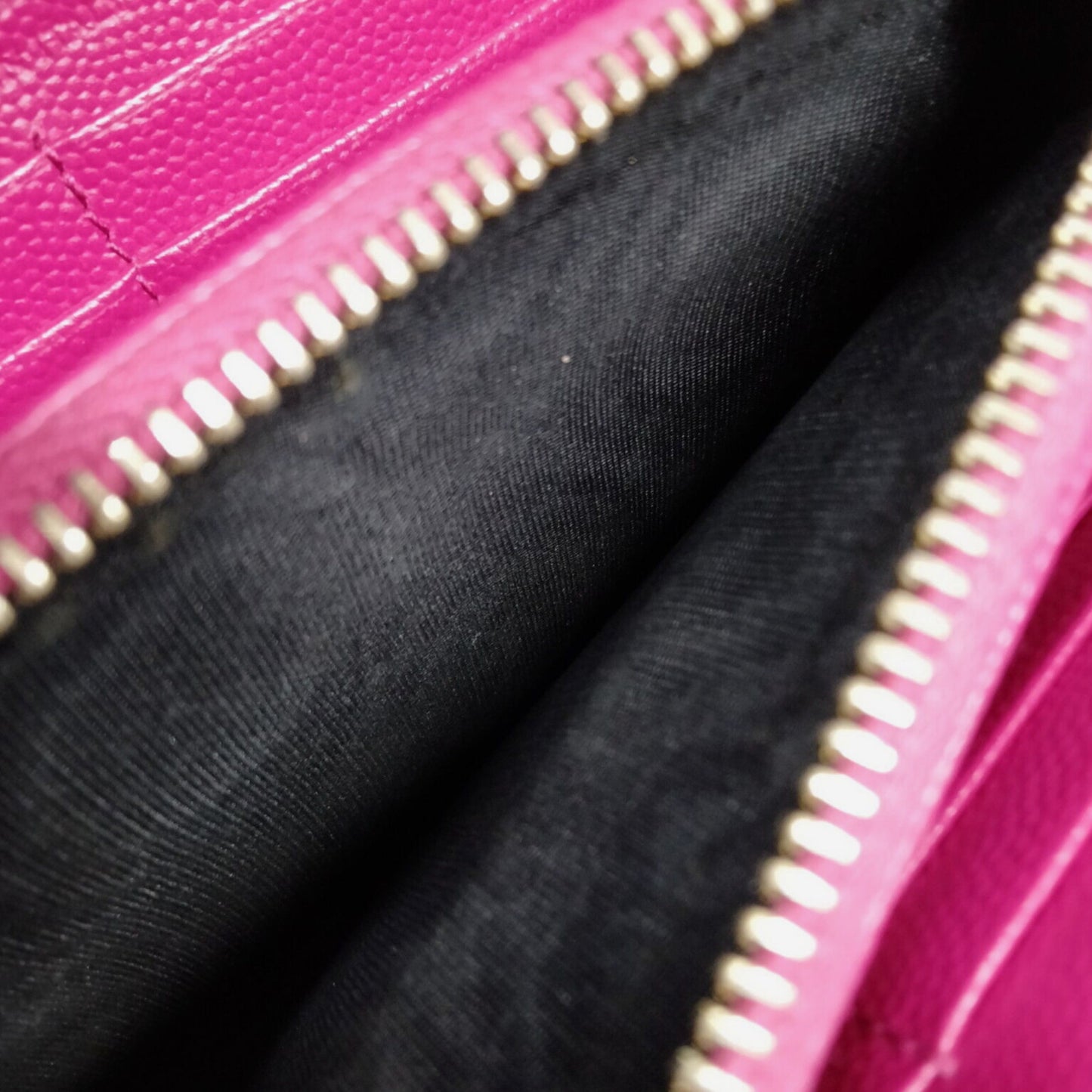 Saint Laurent YSL Hot Pink Portefeuille Envelope Wallet