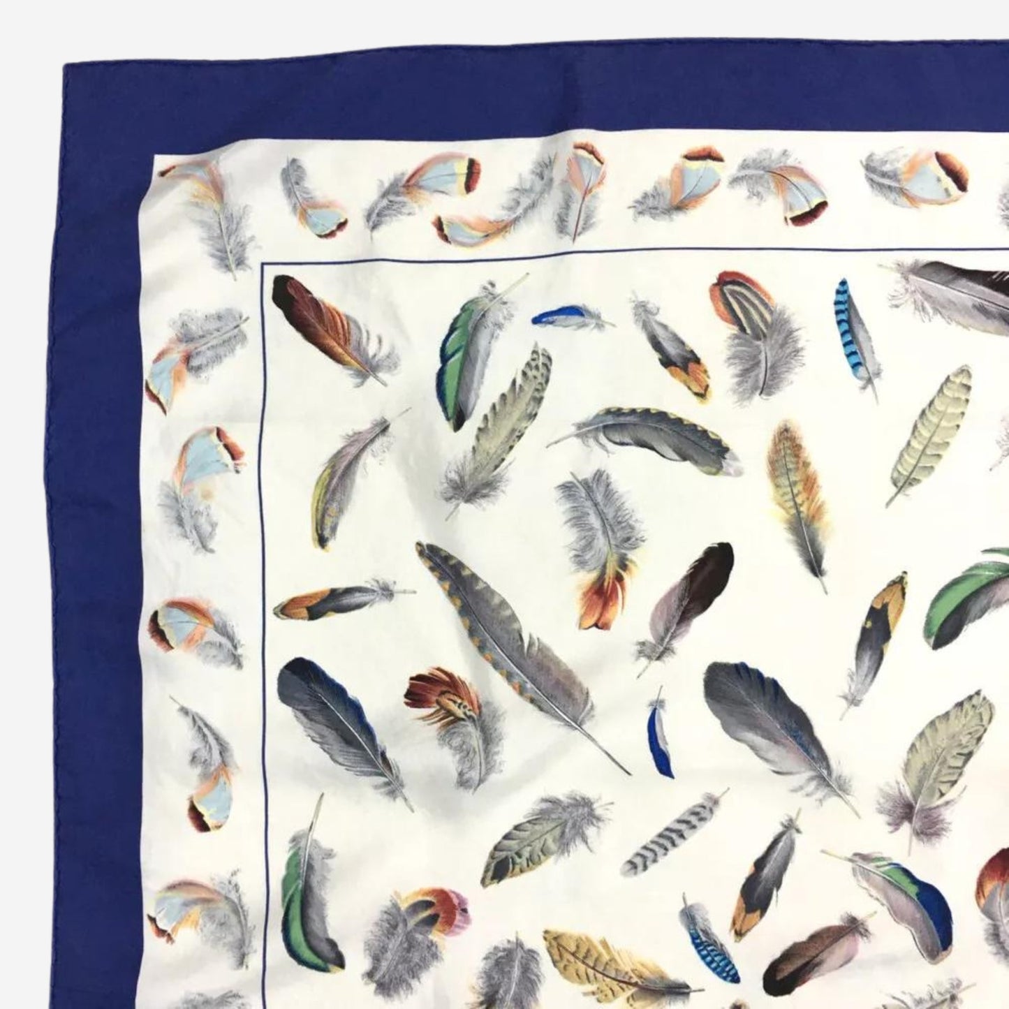 Hermes Plumes Silk Scarf, Carre 90