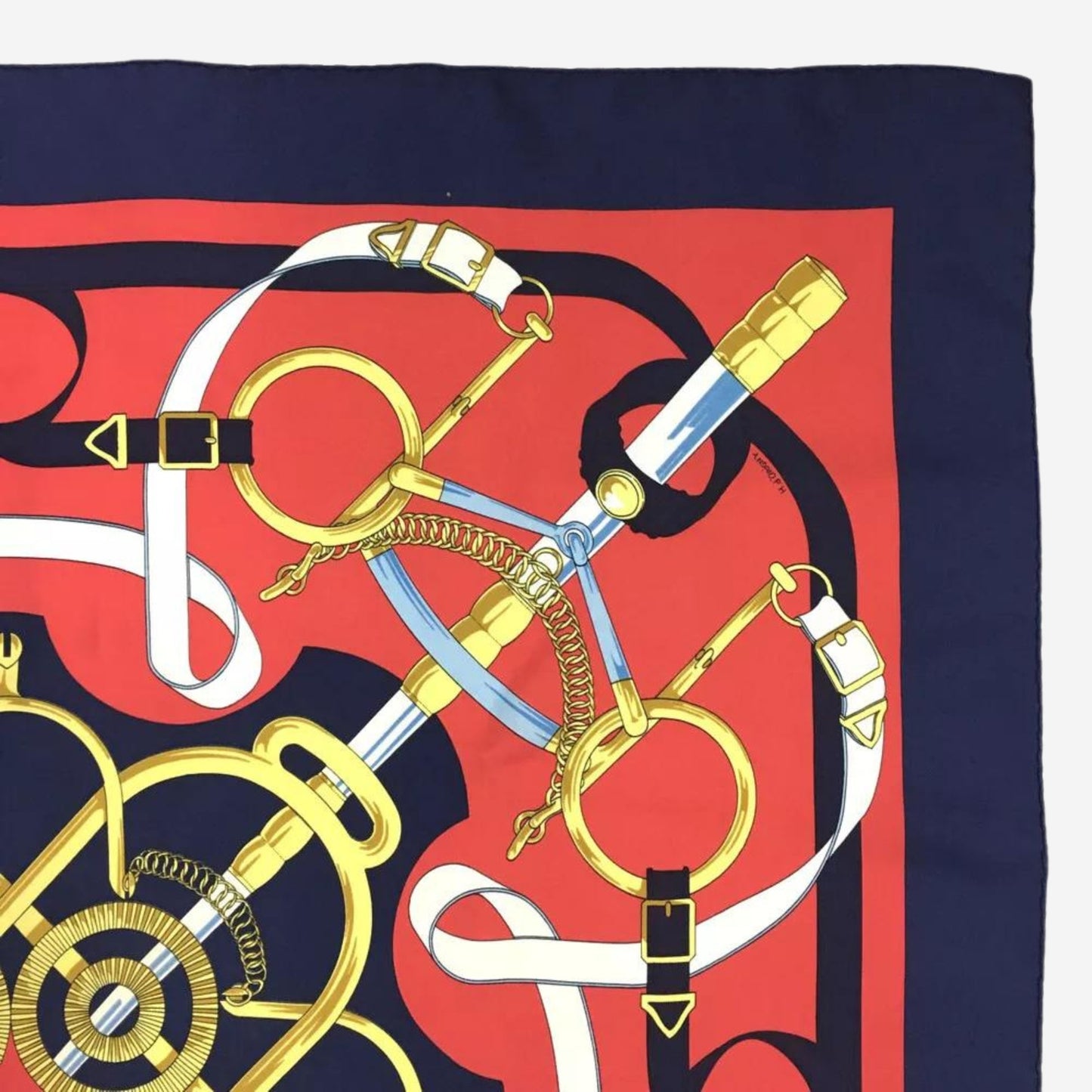 Hermes Eperon d'Or Silk Scarf, Carre 90