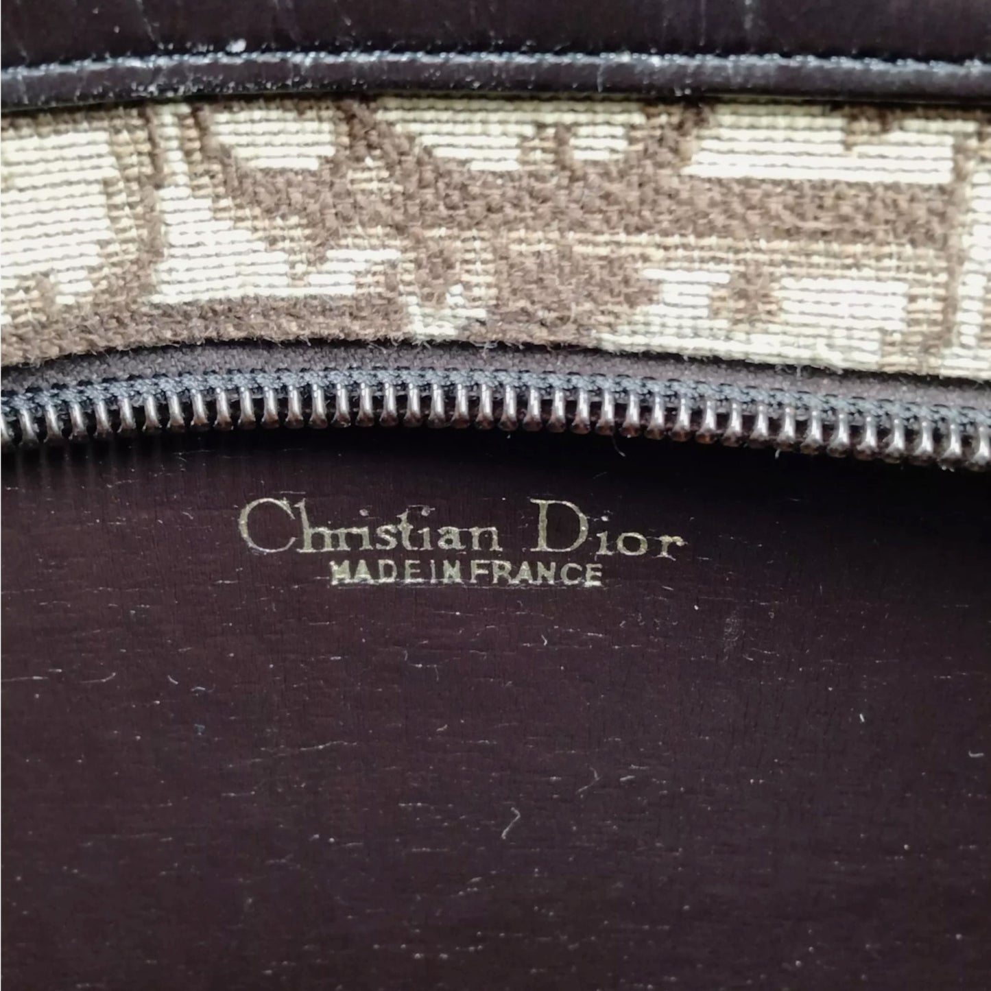 Christian Dior Brown Monogram Trotter Shoulder Bag