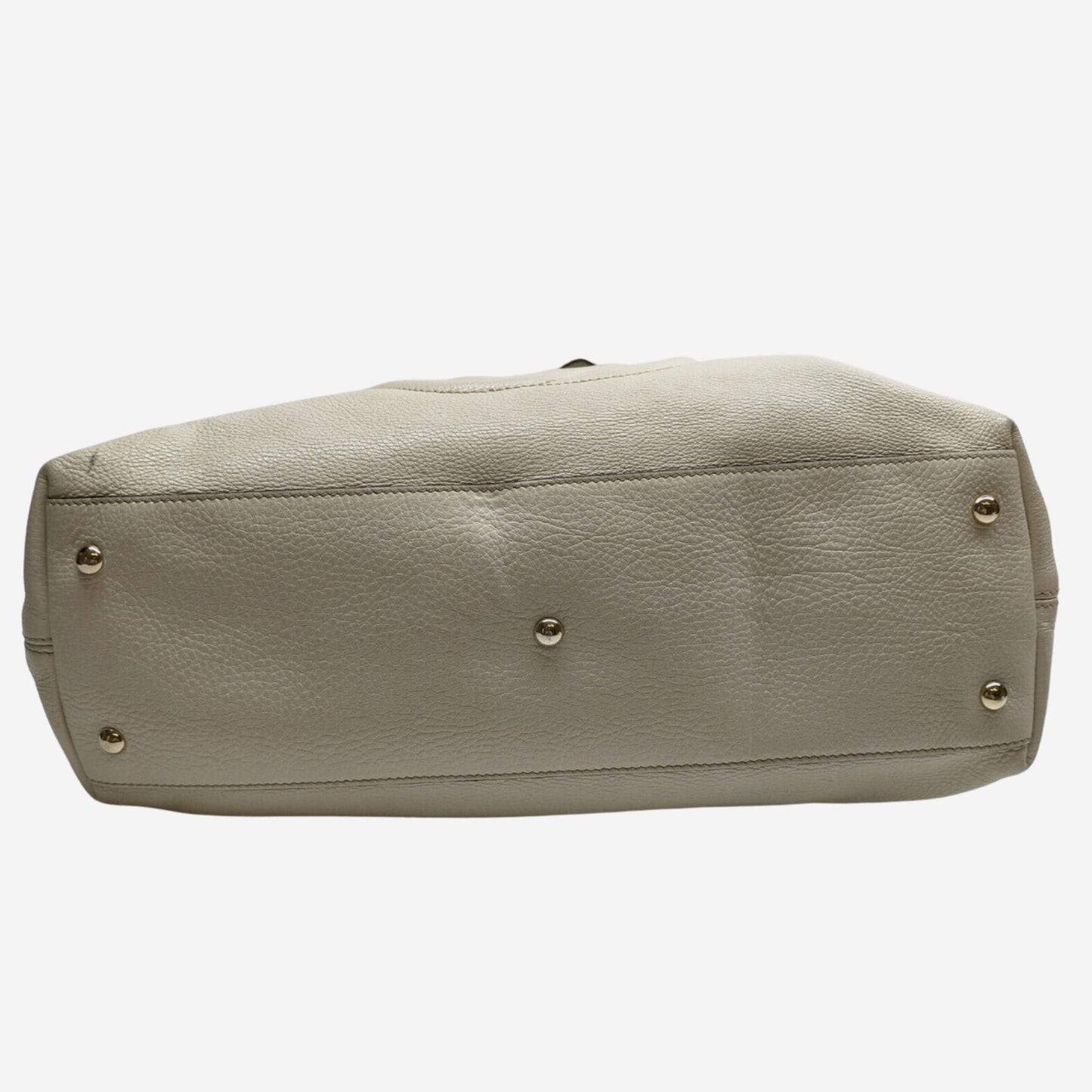 Gucci Cream/Ivory Pebbled Calfskin Soho Shoulder Bag