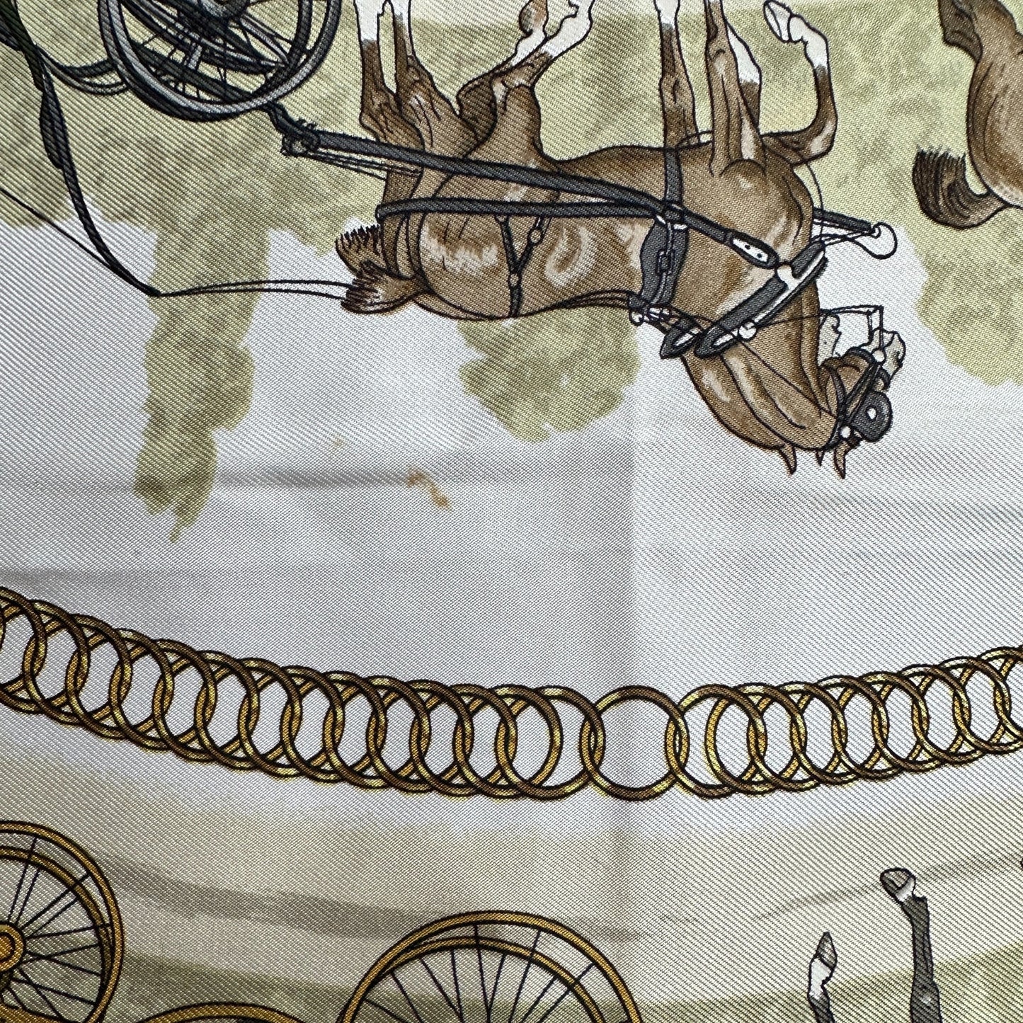 Hermes La Promenade de Longchamps Silk Scarf, Carre 90