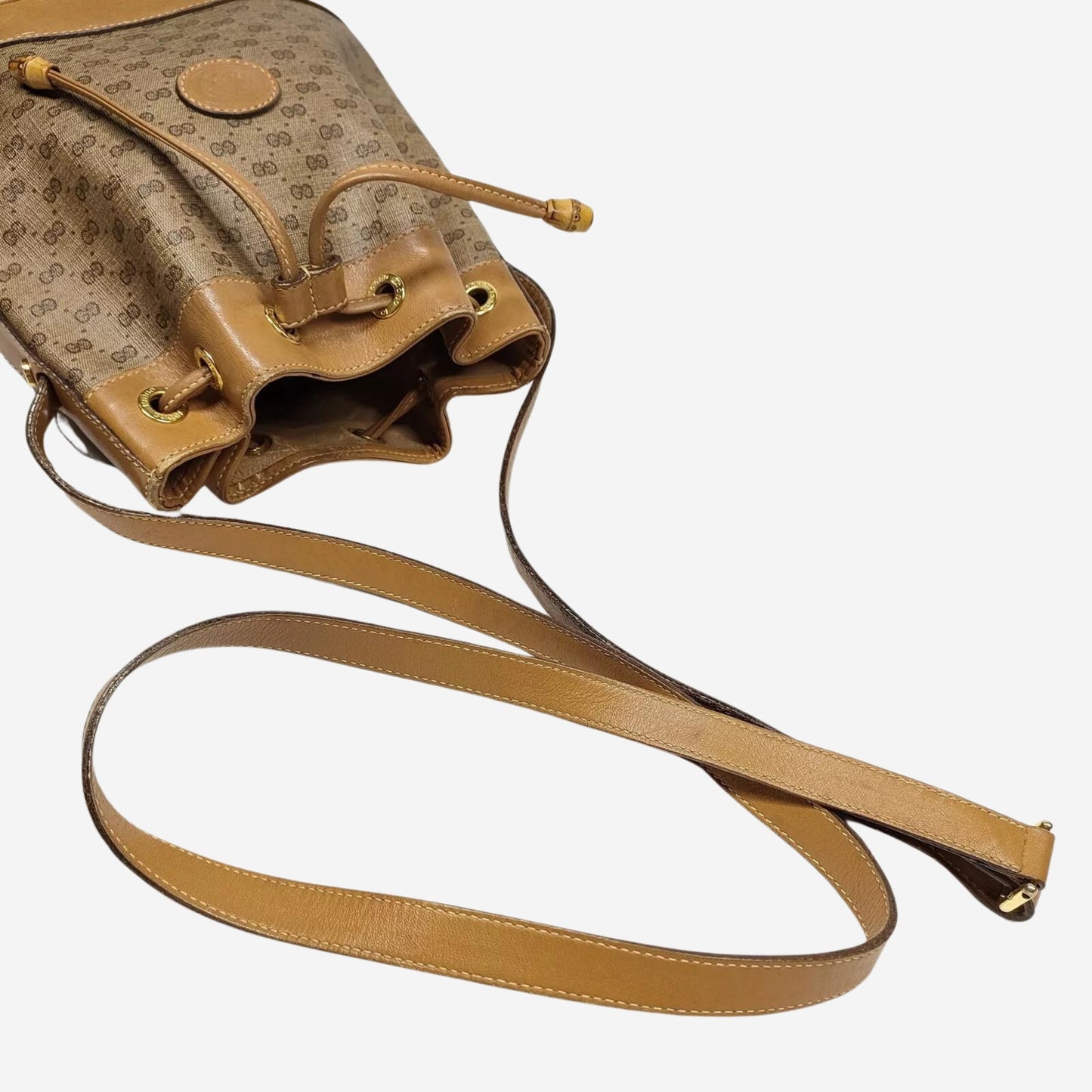 Gucci Vintage Monogram Mini Bucket Bag
