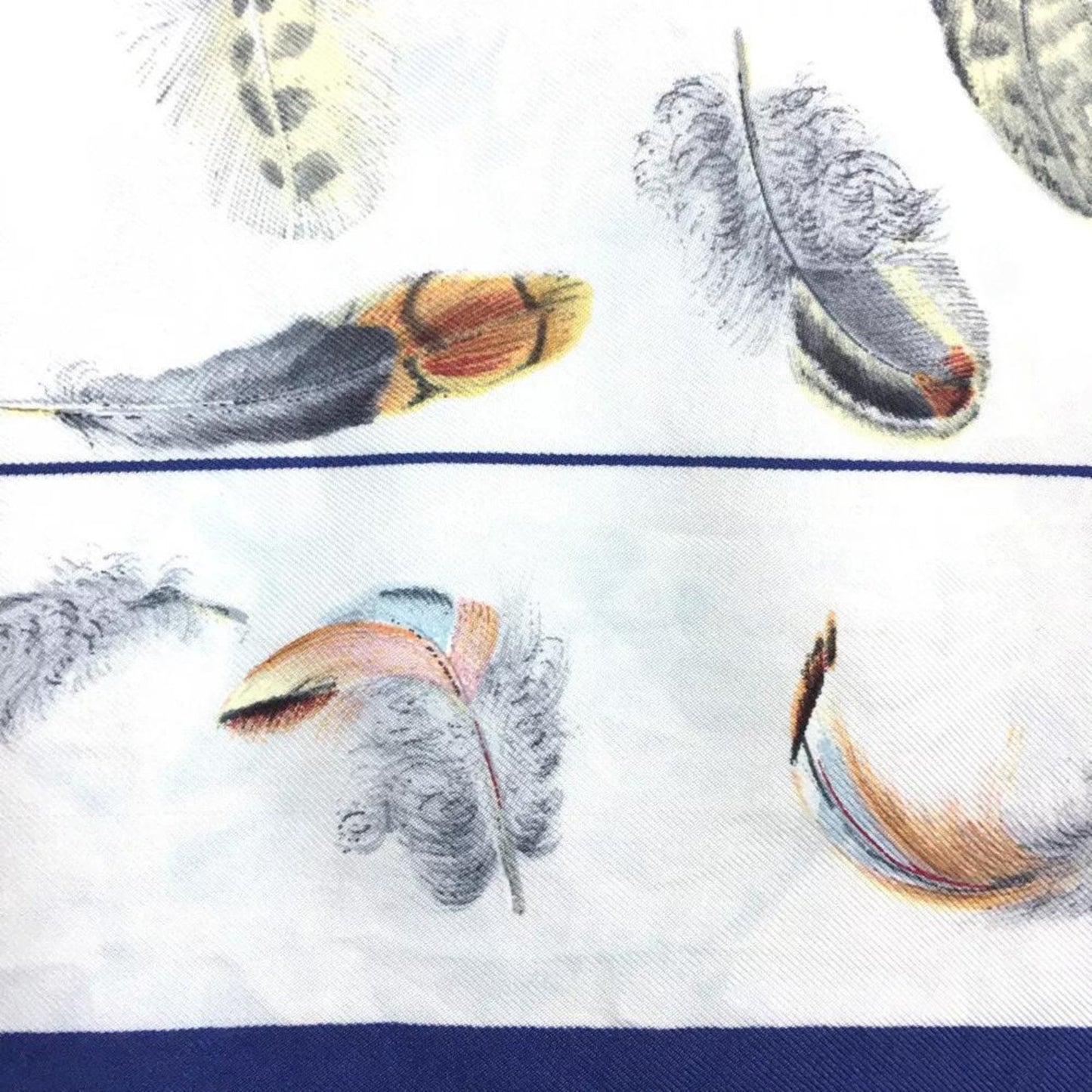 Hermes Plumes Silk Scarf, Carre 90