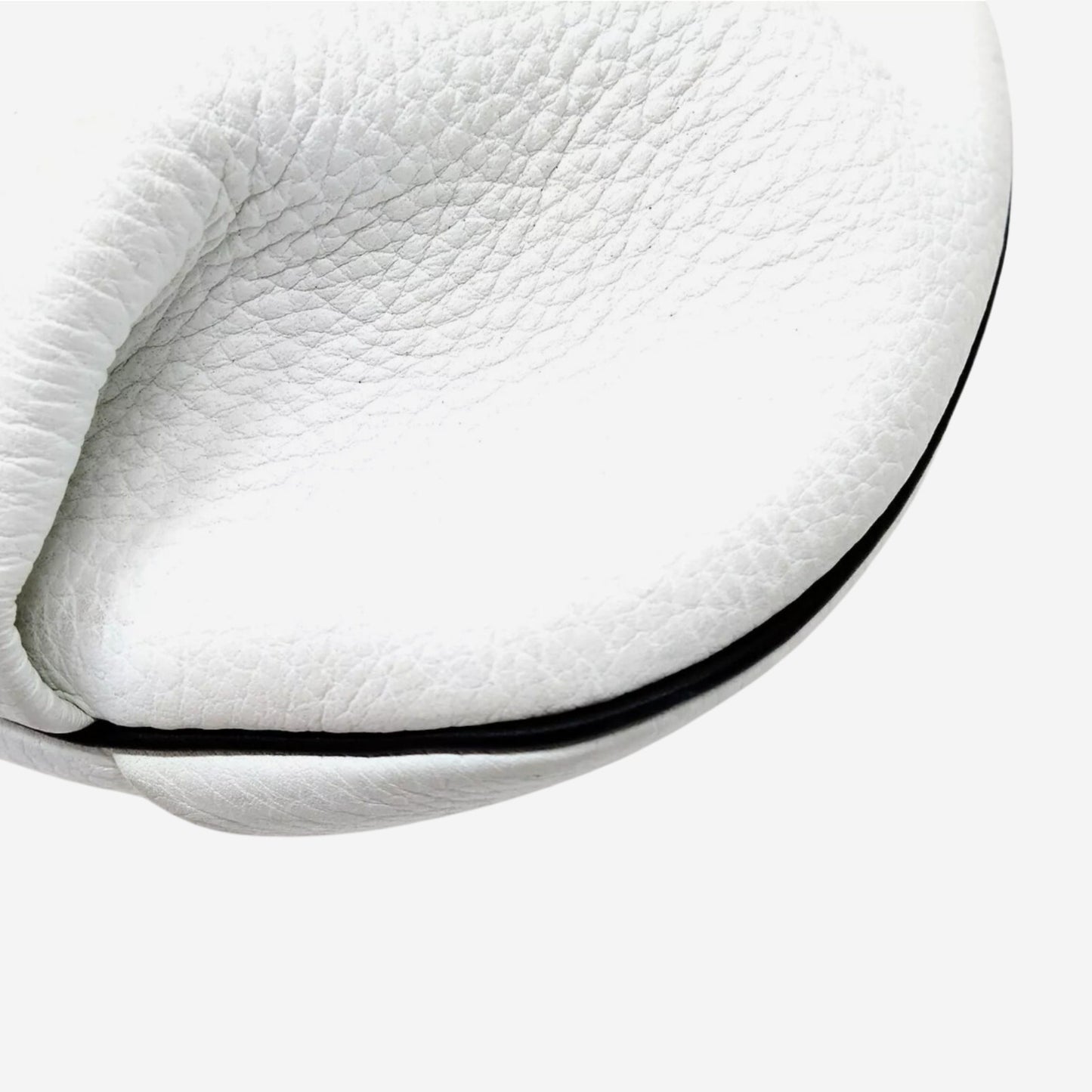 Hermes White and Black Rodeo II Bag