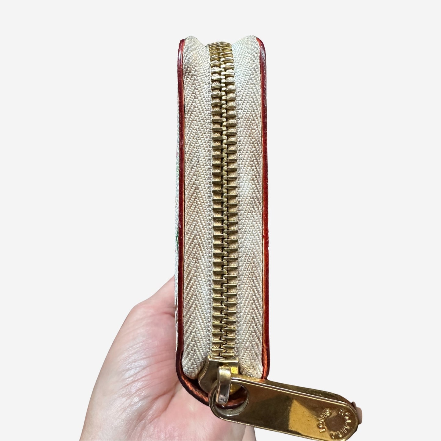 Louis Vuitton White Murakami Multicolor Zippy Wallet