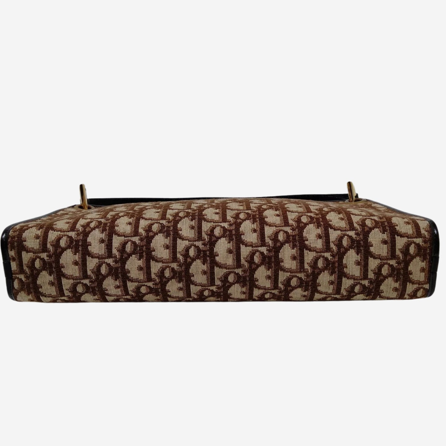 Christian Dior Brown Monogram Trotter Shoulder Bag