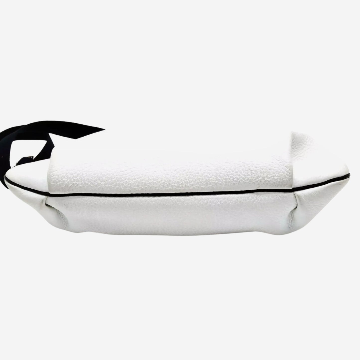 Hermes White and Black Rodeo II Bag