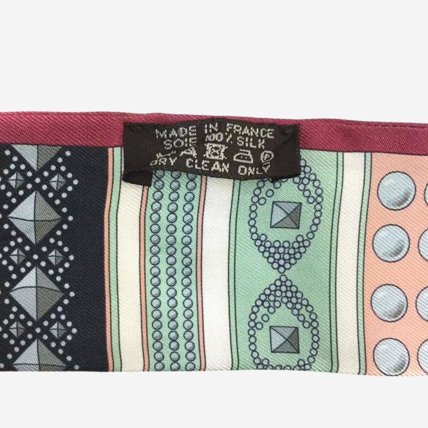Hermes Colliers de Chiens Multicolor Silk Twilly