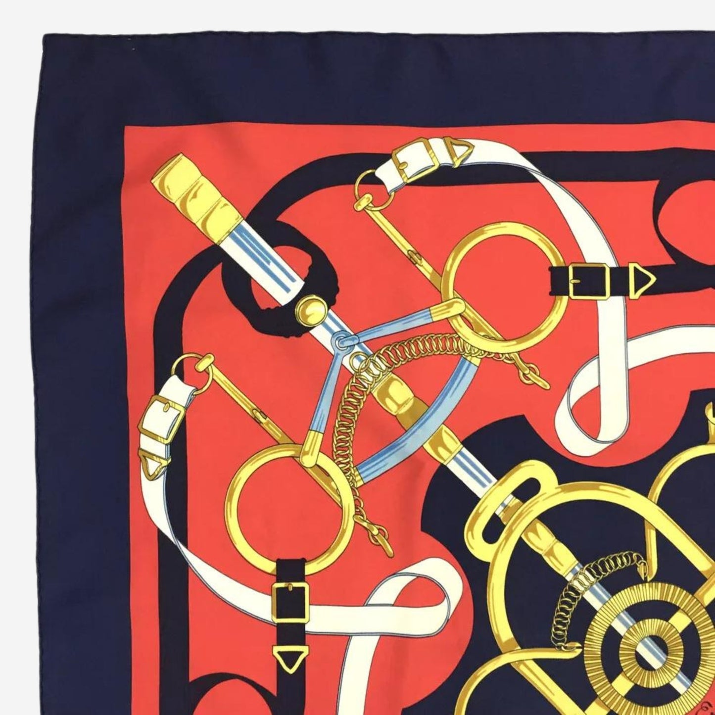 Hermes Eperon d'Or Silk Scarf, Carre 90