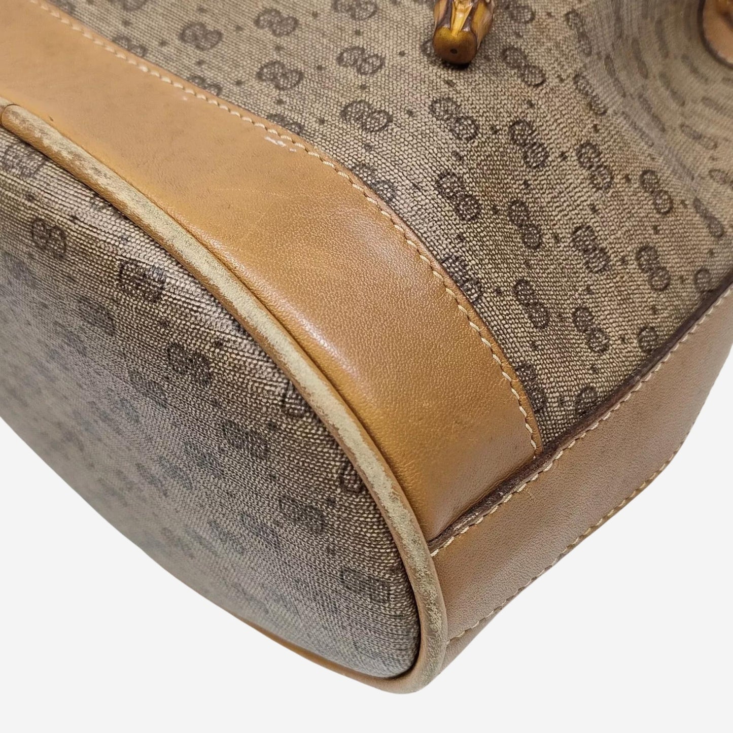 Gucci Vintage Monogram Mini Bucket Bag