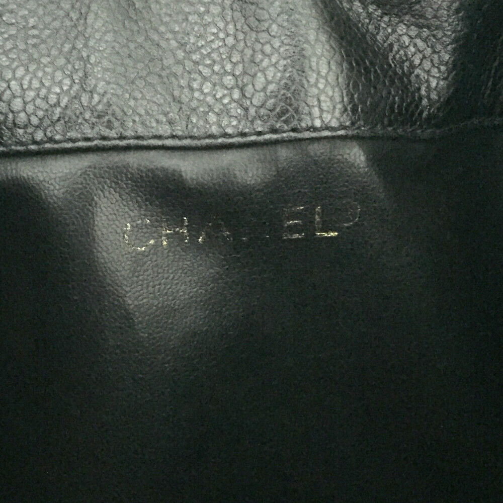 Chanel Black Caviar Bucket Bag
