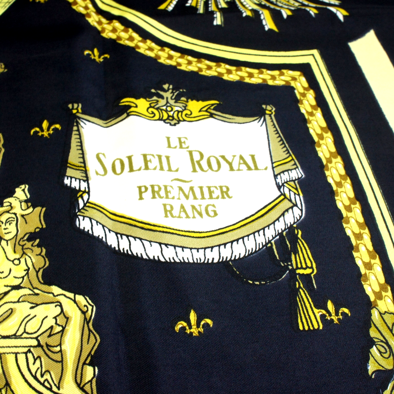 Hermes Le Soleil Royal Silk Scarf, Carre 90