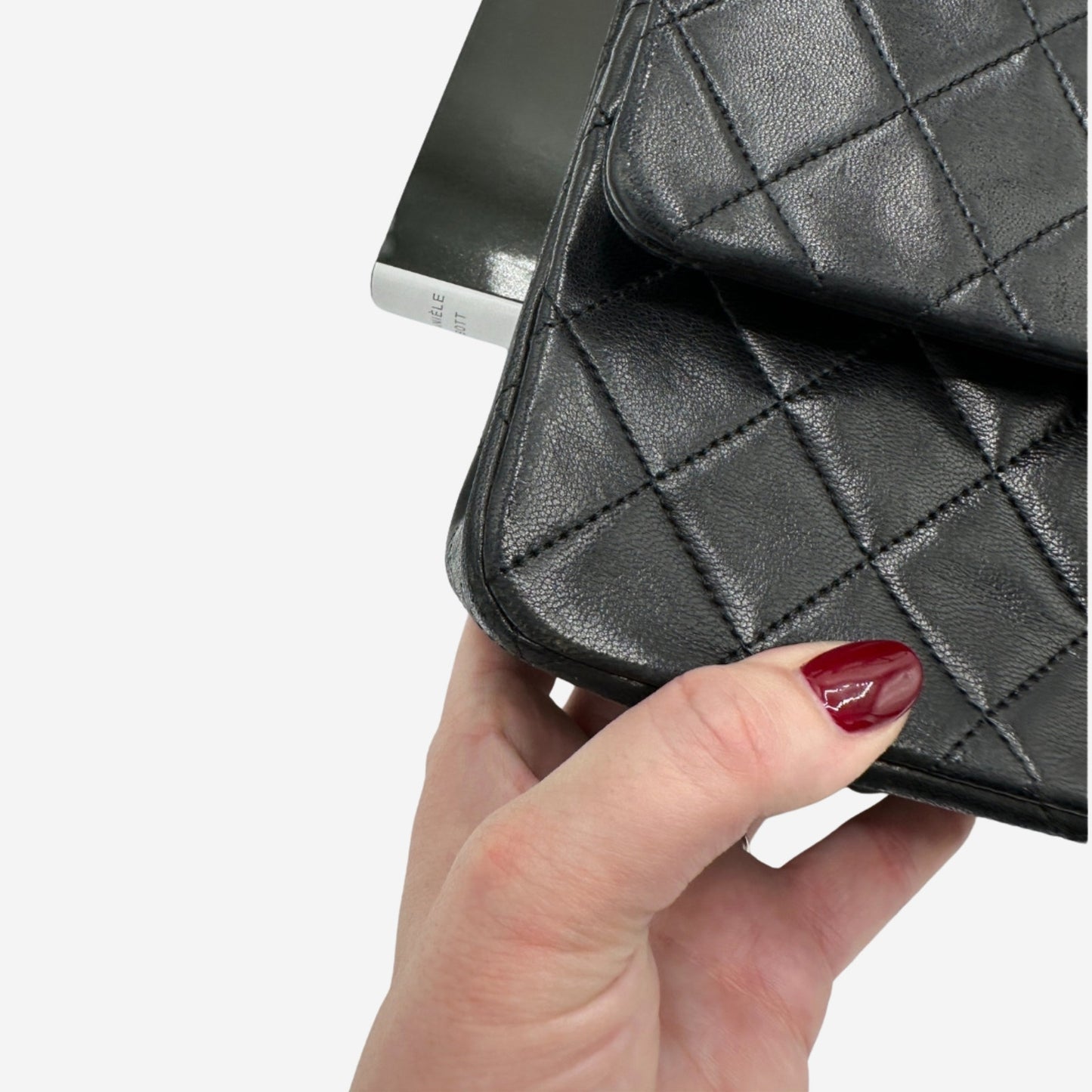 Chanel Black Medium Lambskin Classic Double Flap