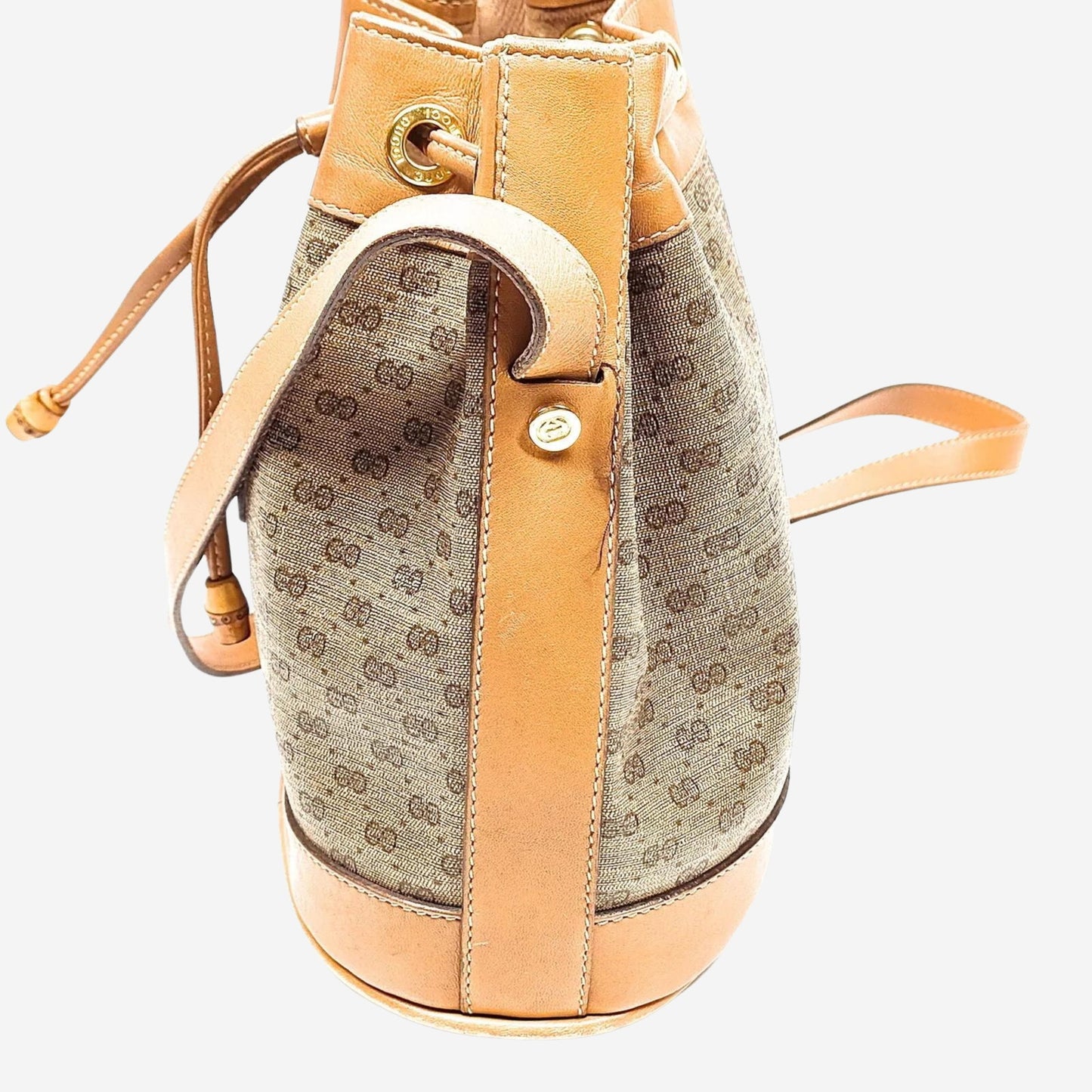 Gucci Vintage Monogram Mini Bucket Bag