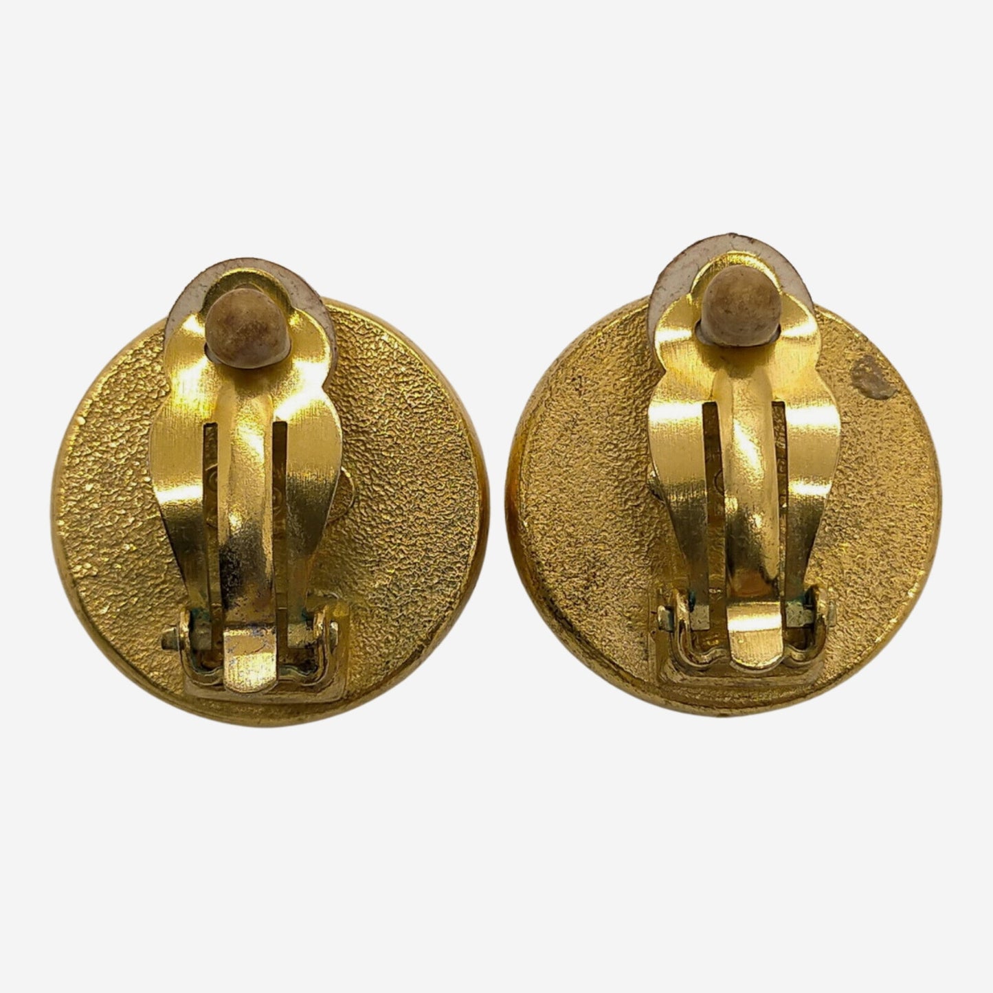 Chanel 24k Gold-Plated Faux Pearl Clip-on Earrings