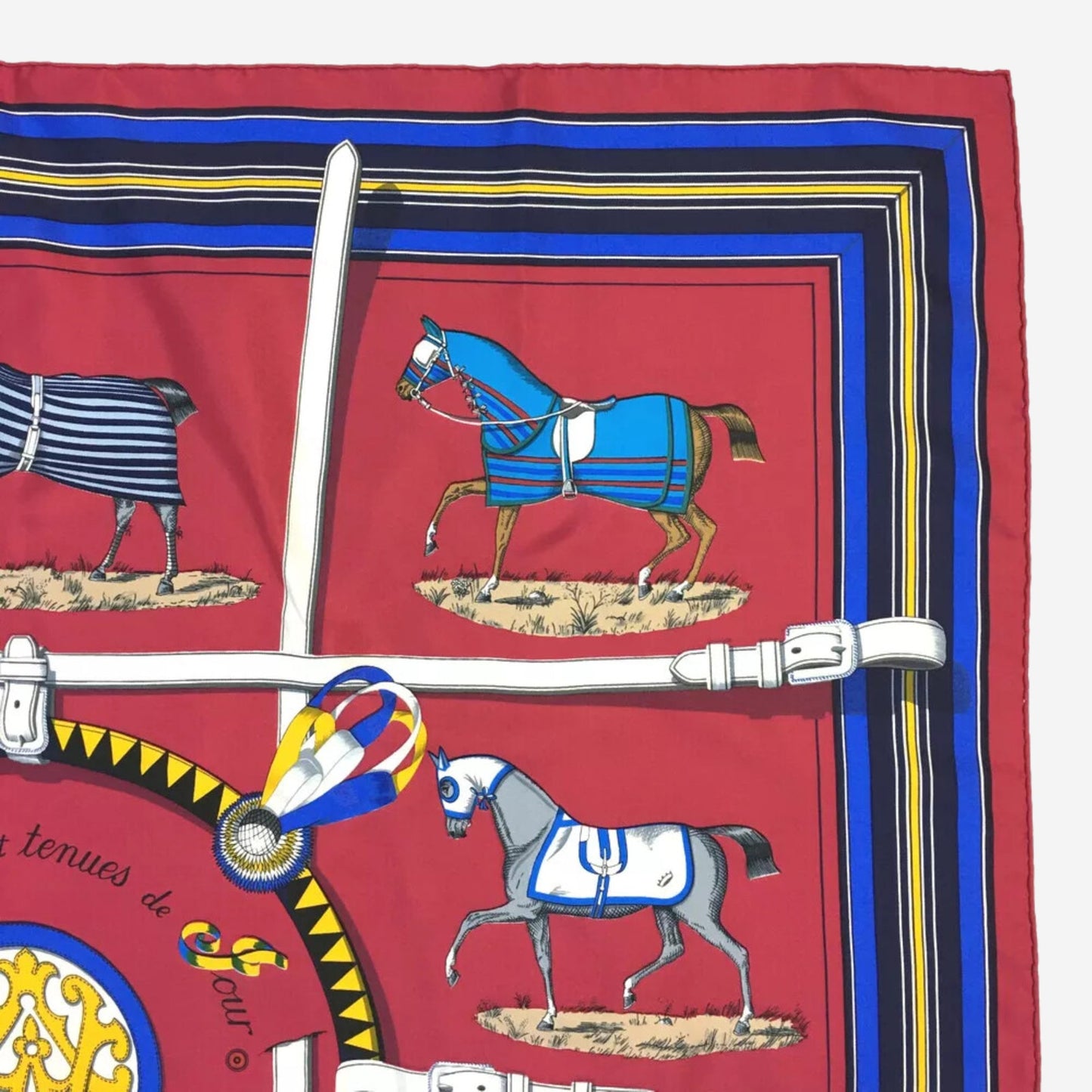Hermes Couvertures et tenues de Jour Silk Scarf, Carre 90
