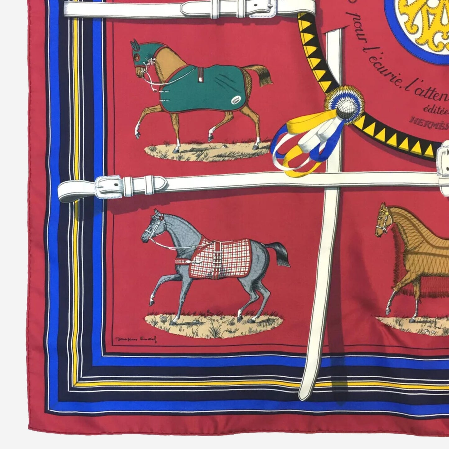 Hermes Couvertures et tenues de Jour Silk Scarf, Carre 90