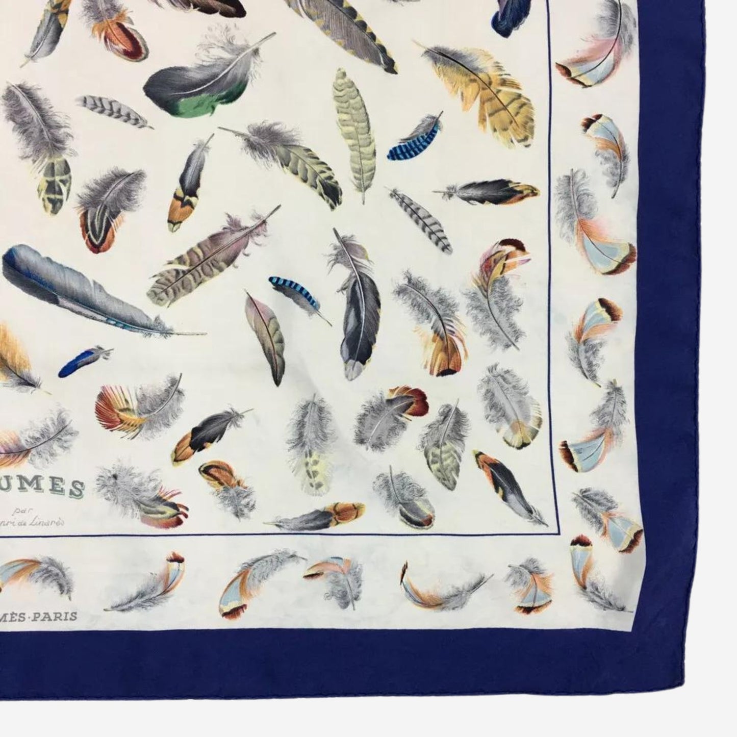 Hermes Plumes Silk Scarf, Carre 90