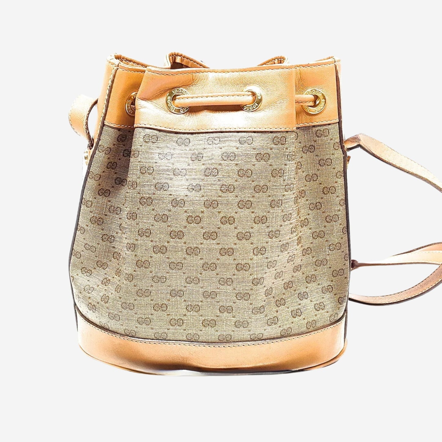 Gucci Vintage Monogram Mini Bucket Bag