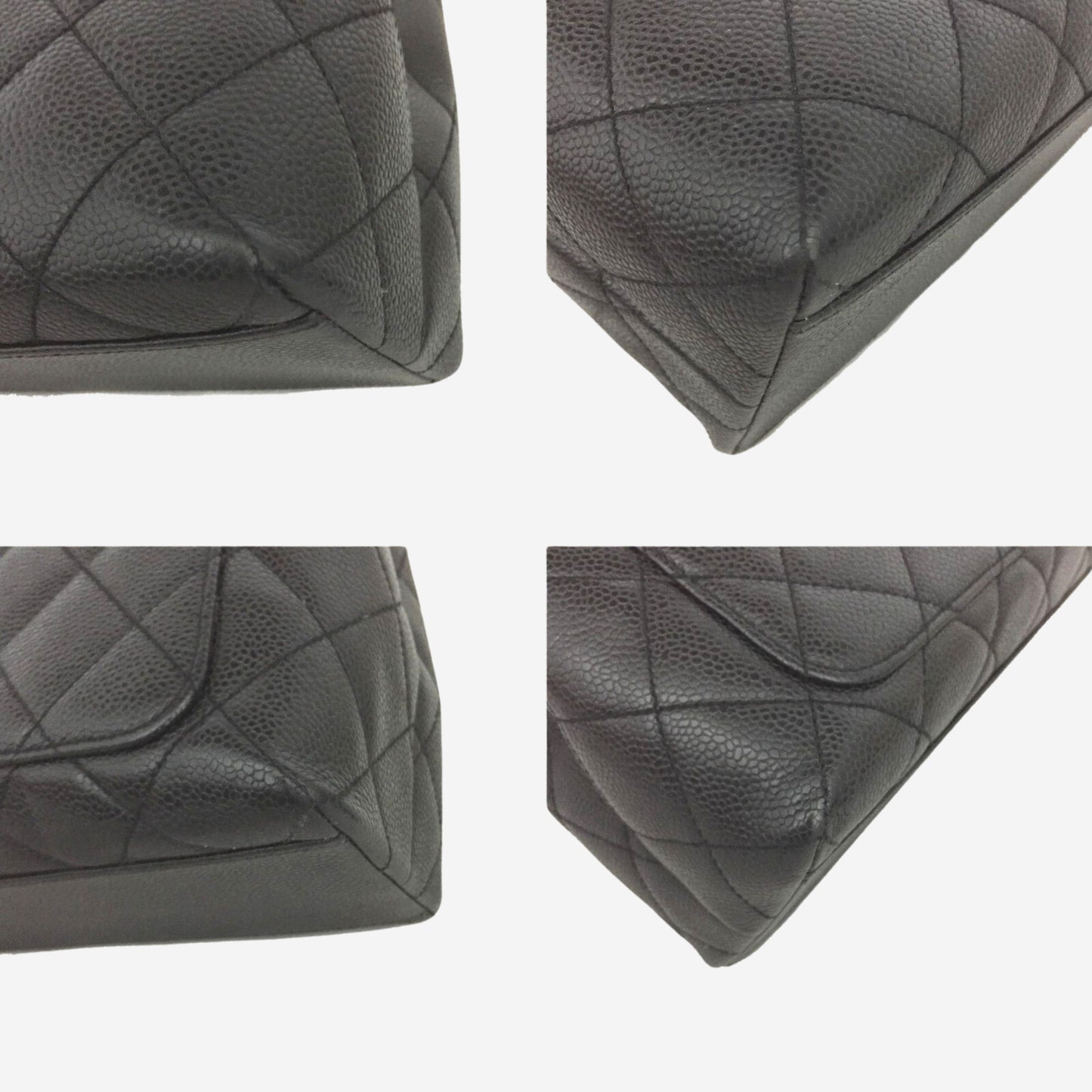 Chanel Black Caviar Kelly with Silver Hardware