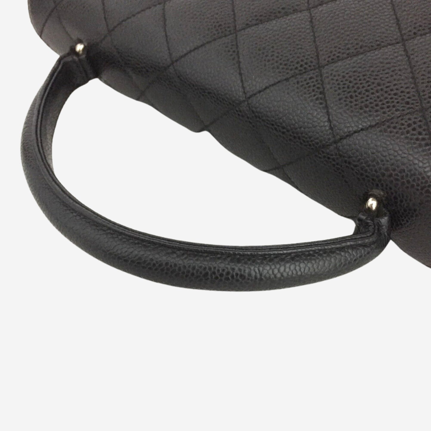 Chanel Black Caviar Kelly with Silver Hardware